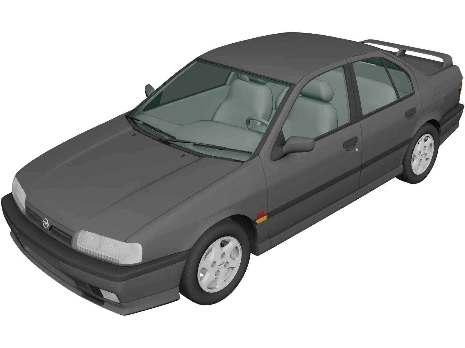 Nissan Primera (1990) 3D Model main preview