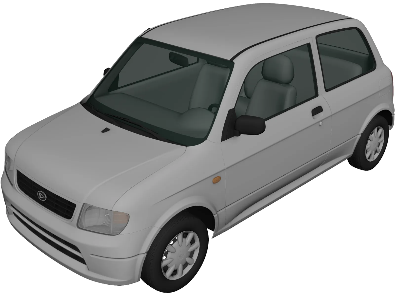 Daihatsu Mira (1998) 3D Model main preview