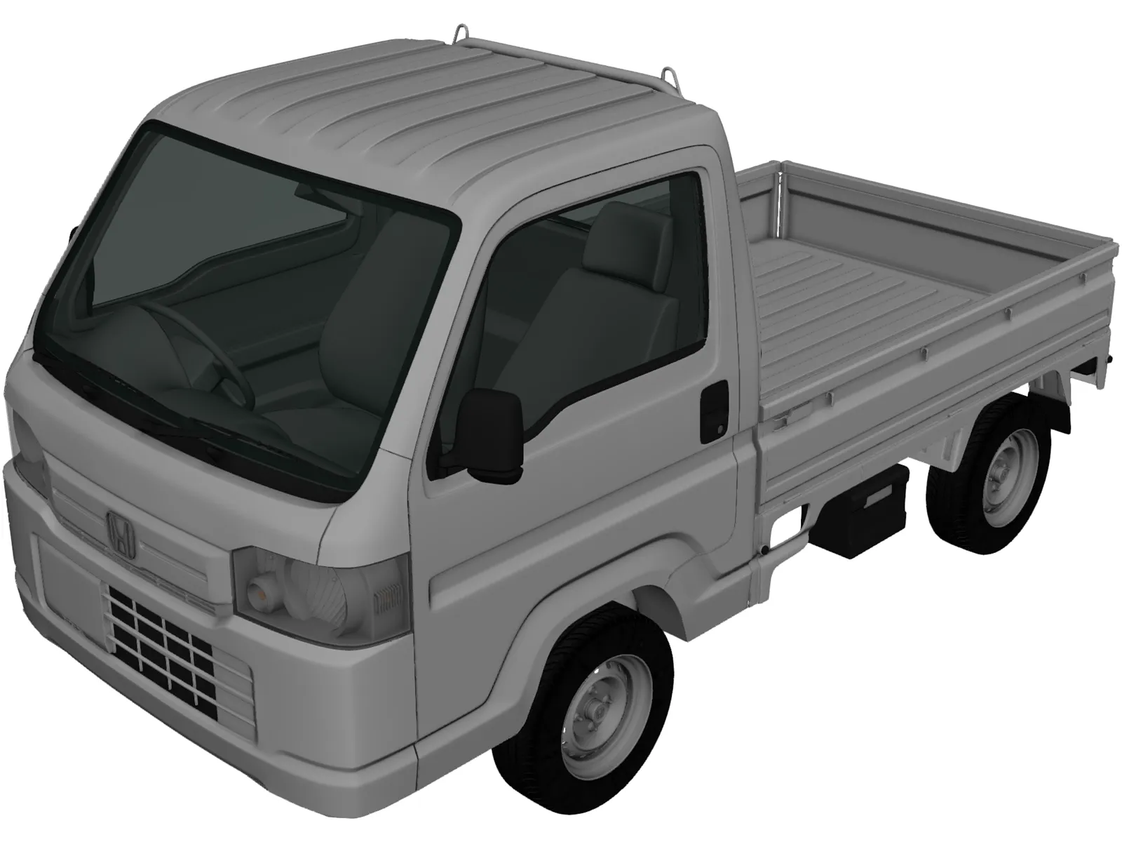 Honda Acty (2012) 3D Model main preview