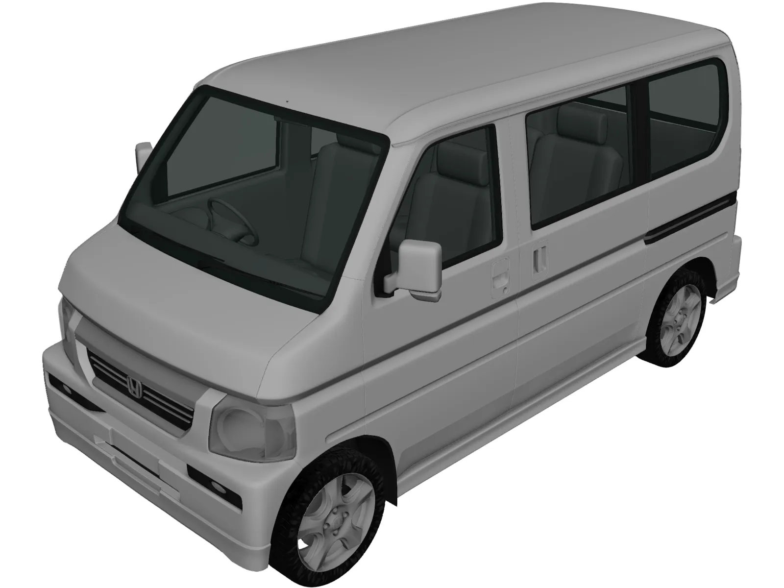 Honda Vamos (2012) 3D Model main preview