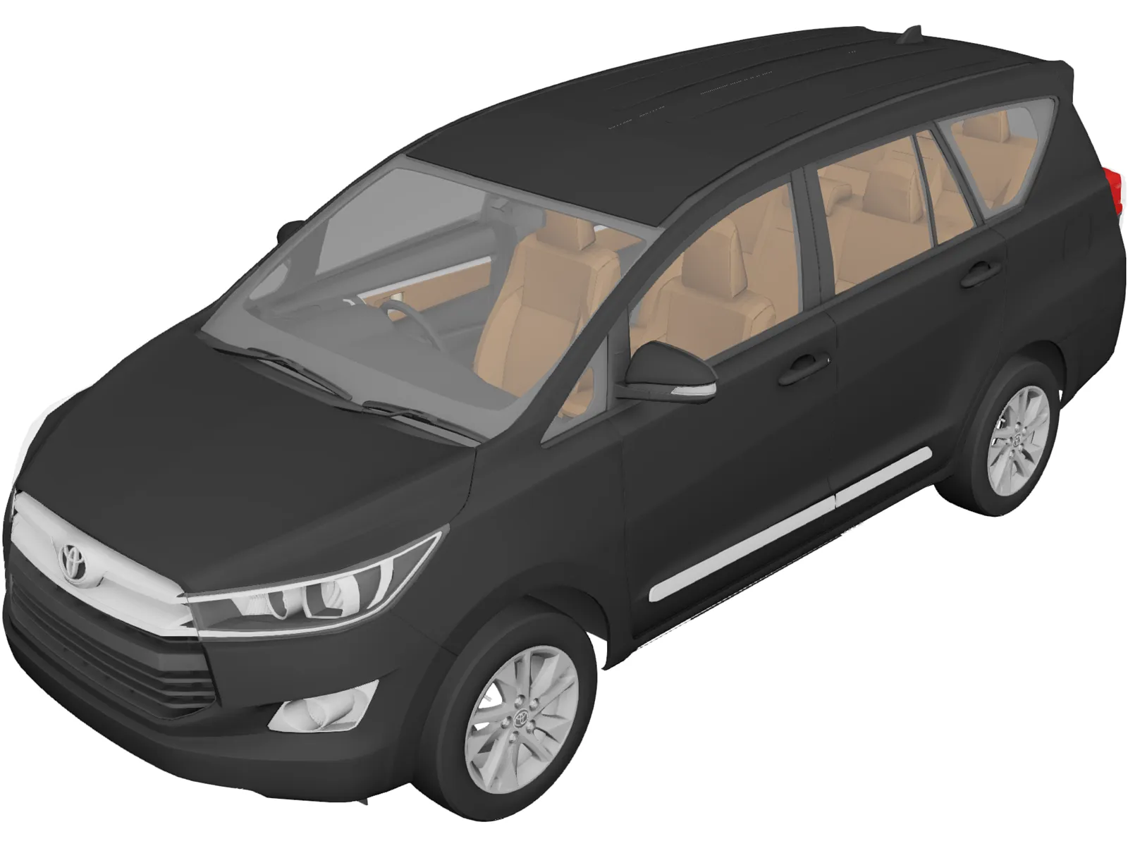 Toyota Innova (2020) 3D Model main preview