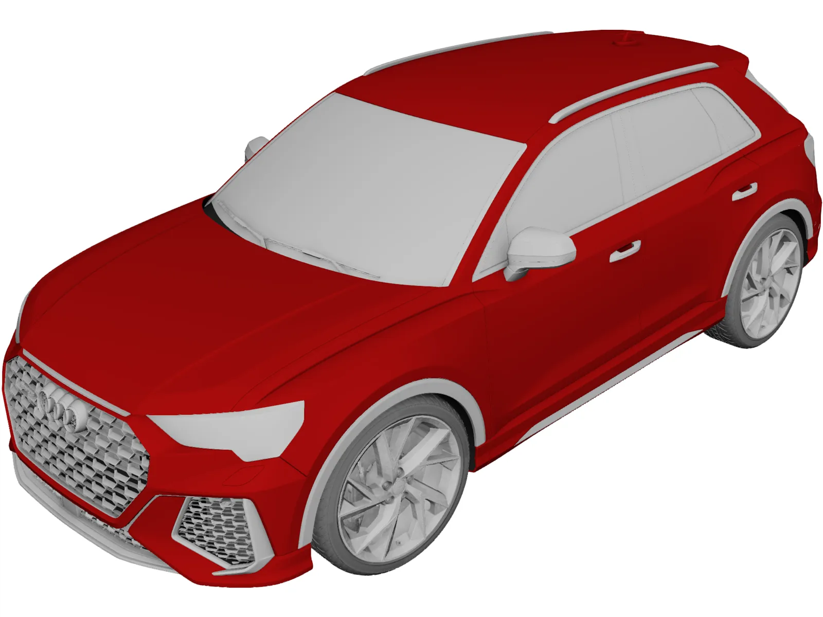Audi RS Q3 (2020) 3D Model main preview