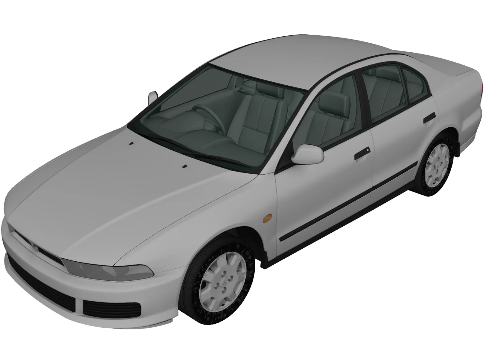 Mitsubishi Galant (1996) 3D Model main preview