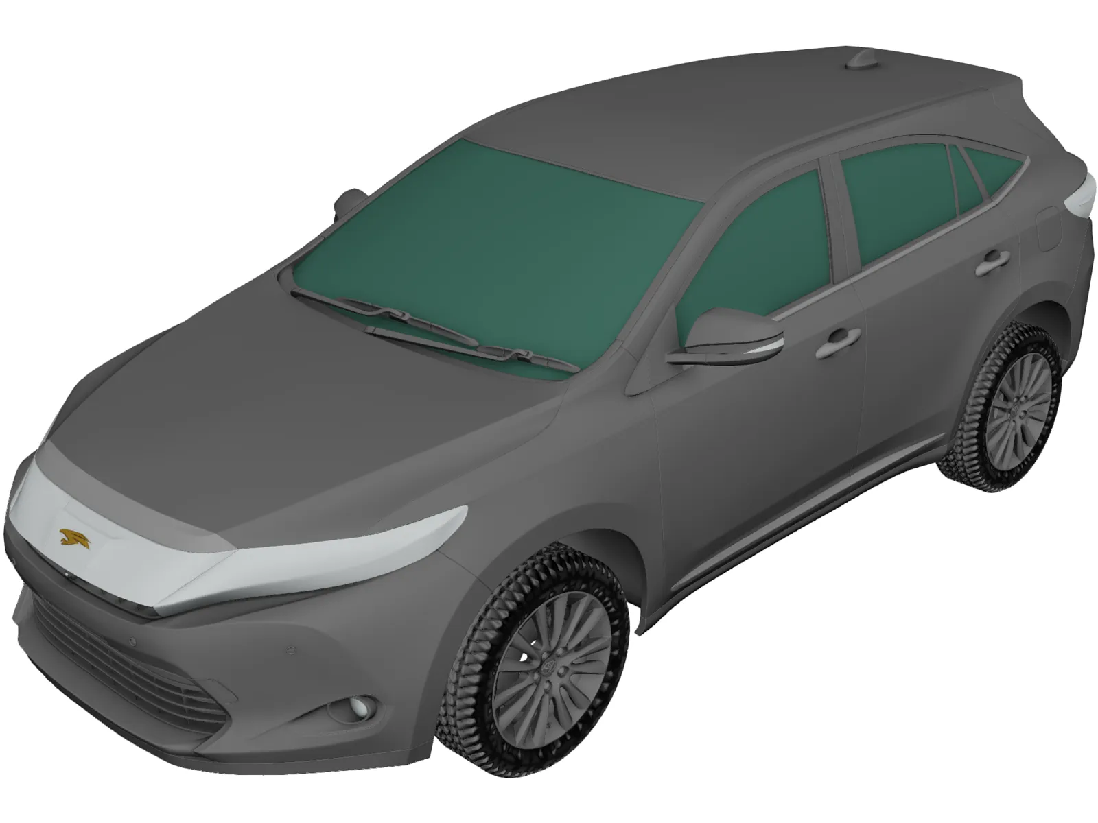 Toyota Harrier (2013) 3D Model main preview