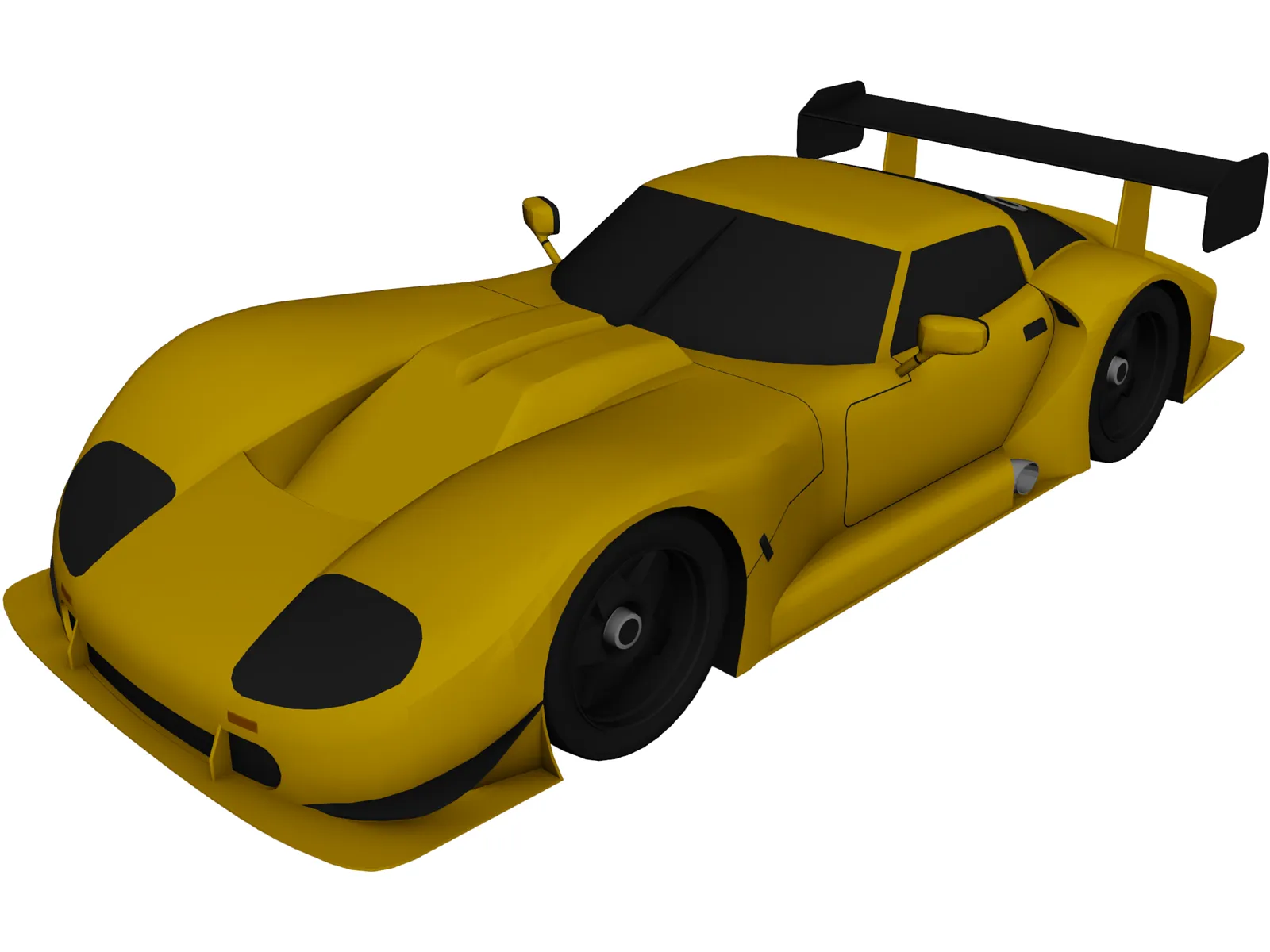 Marcos Mantara LM600 Group GT2 (1995) 3D Model main preview