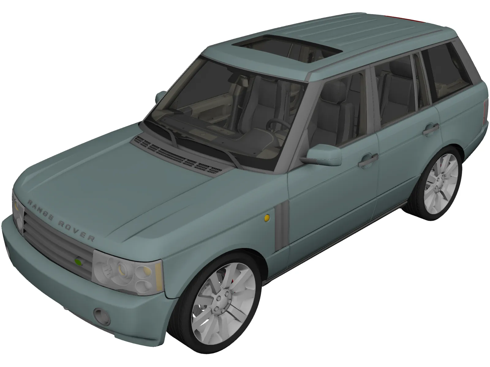 Range Rover Vogue (2004) 3D Model main preview
