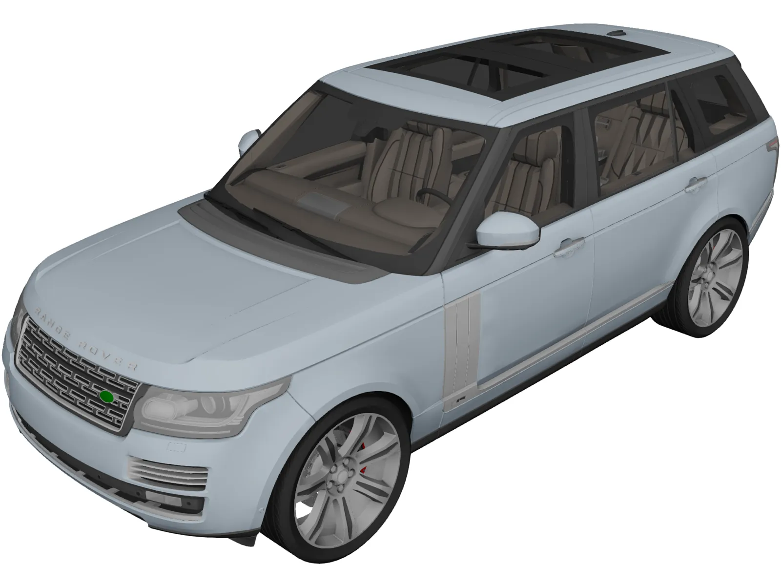 Range Rover Vogue (2013) 3D Model main preview