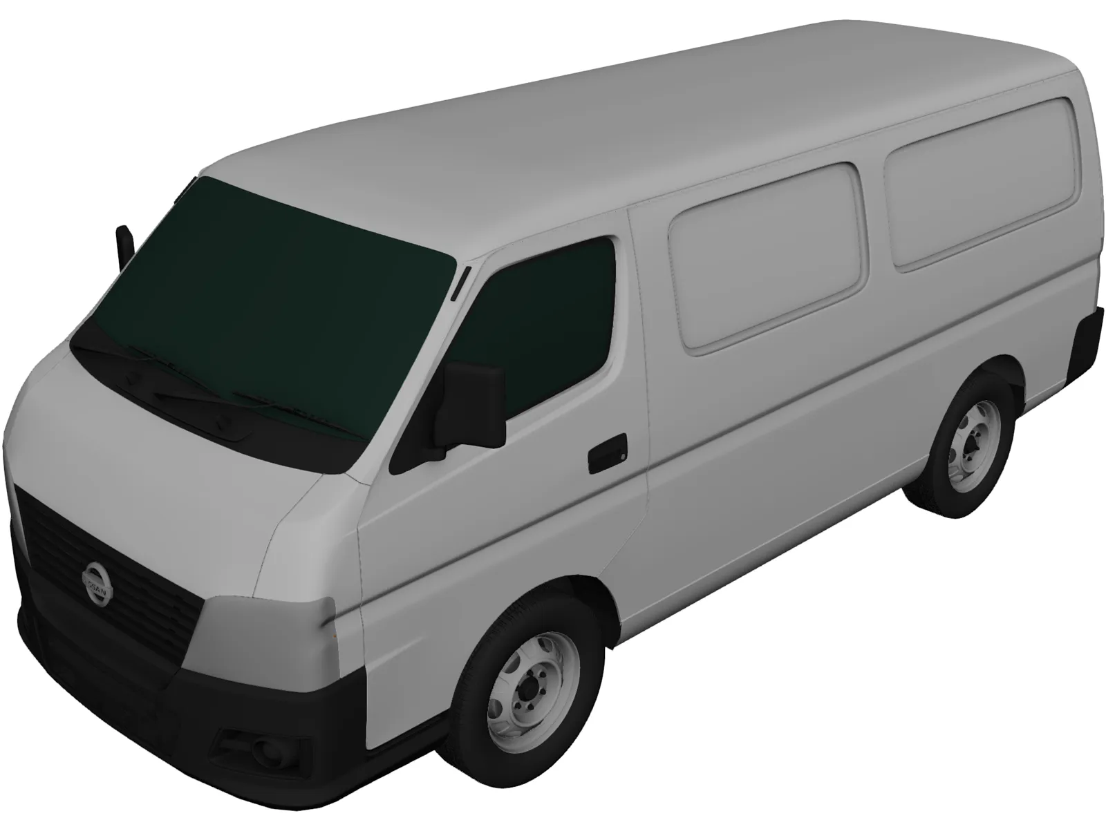 Nissan Urvan PanelVan (2011) 3D Model main preview