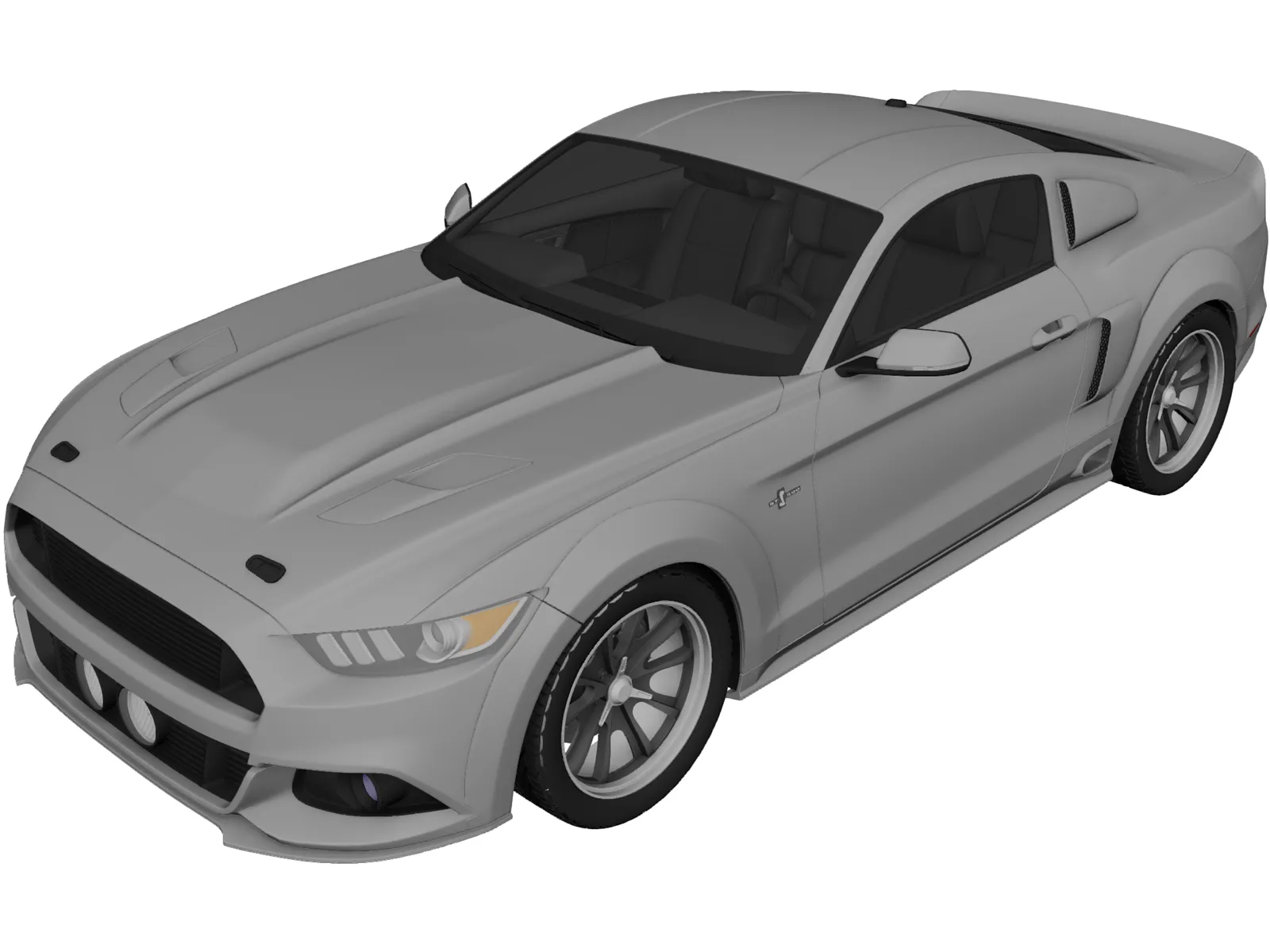 Ford Mustang GT Eleanor (2015) 3D Model main preview