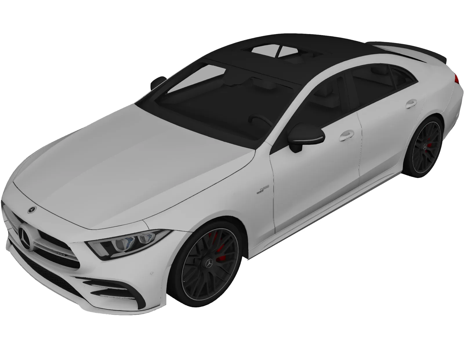 Mercedes-Benz CLS 53 AMG (2019) 3D Model main preview