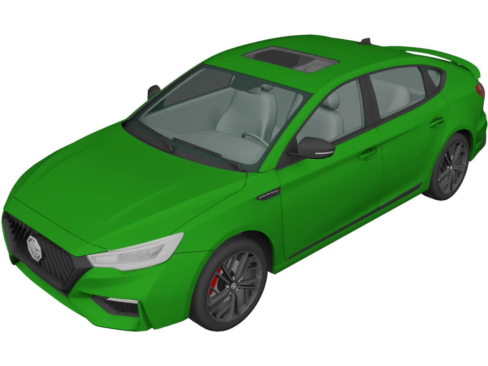 MG 6 (2021) 3D Model main preview