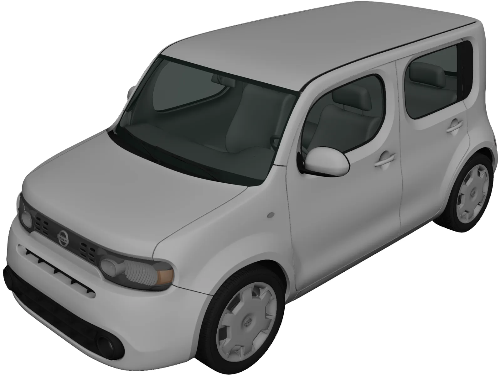 Nissan Cube (2010) 3D Model main preview