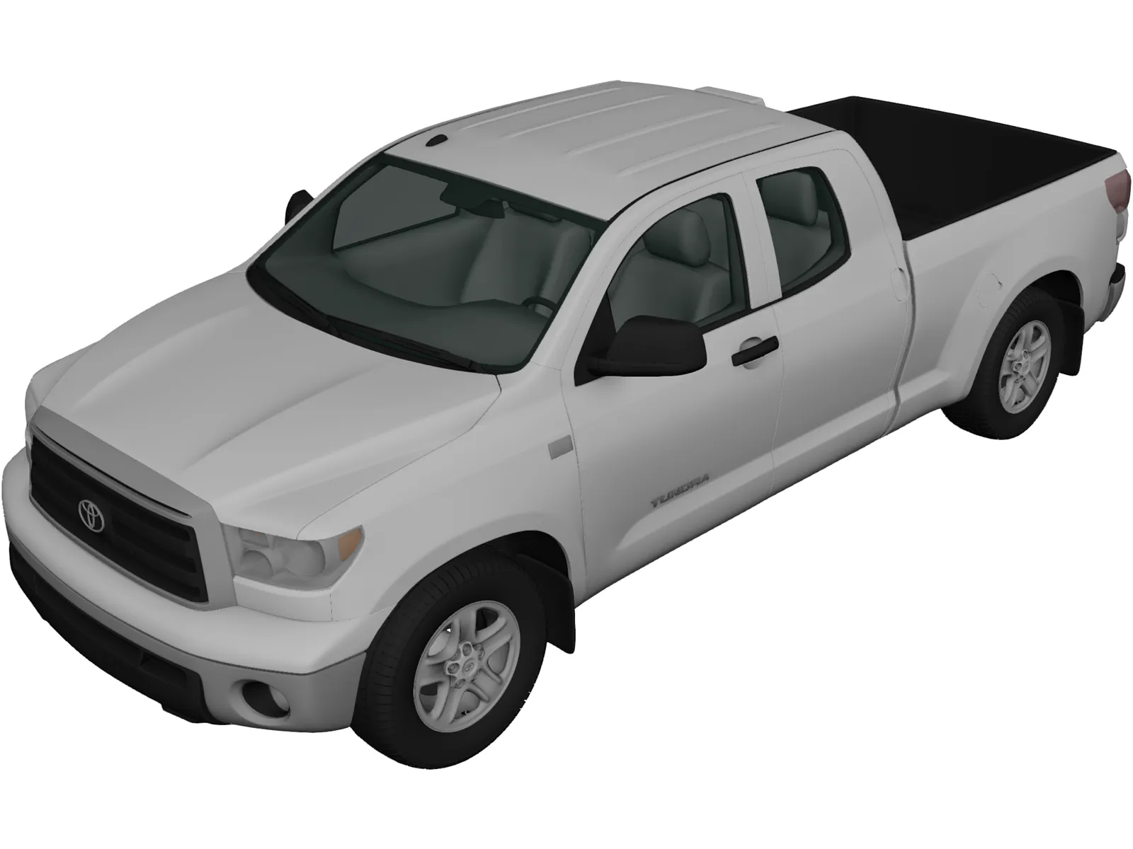 Toyota Tundra Double Cab (2011) 3D Model main preview