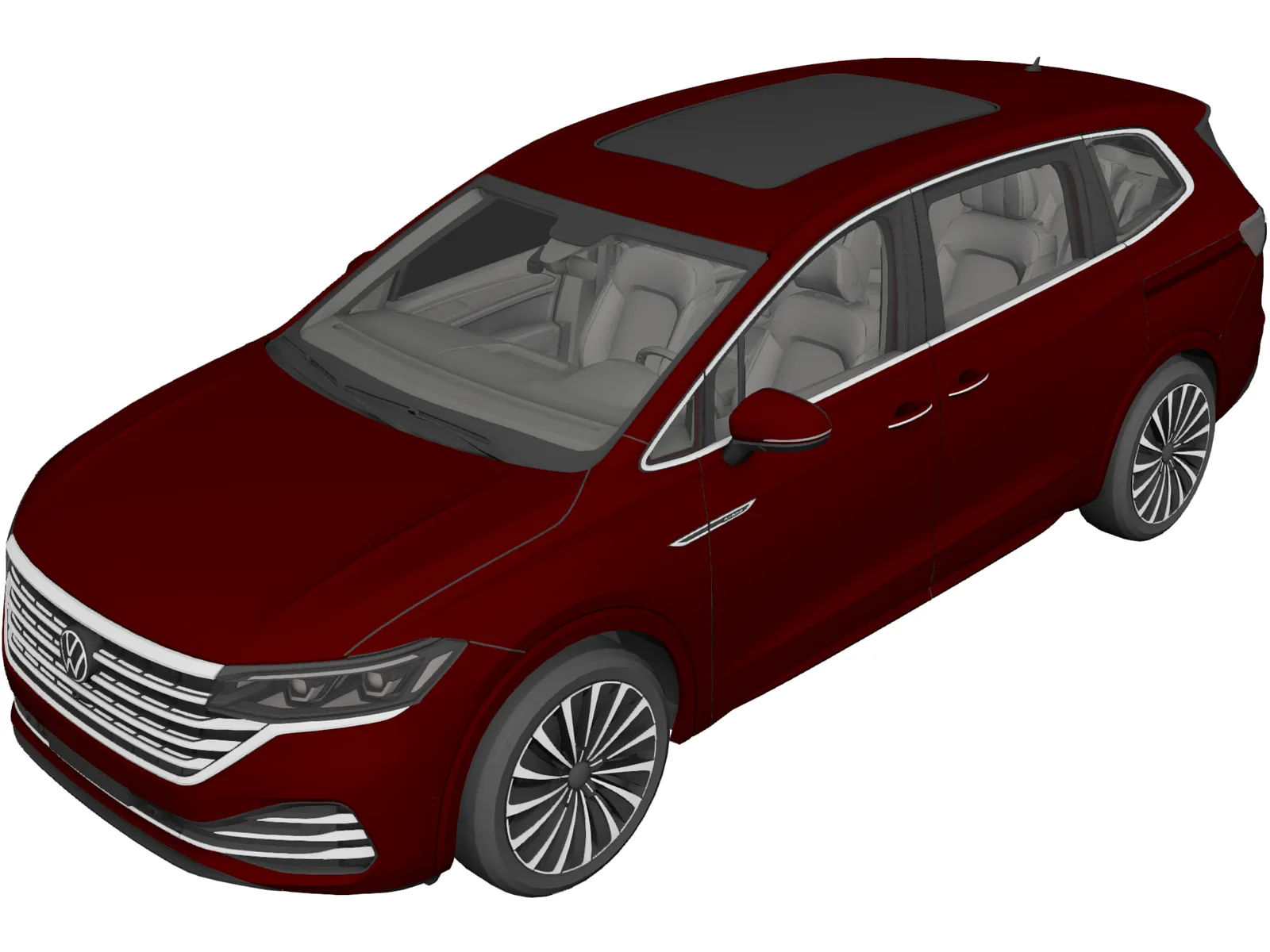 Volkswagen Viloran (2020) 3D Model main preview