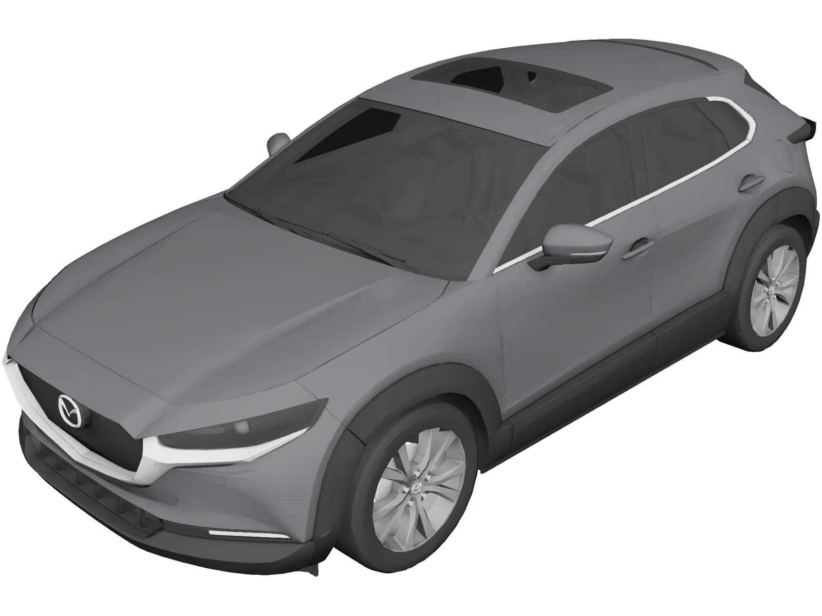 Mazda CX-30 (2021) 3D Model main preview