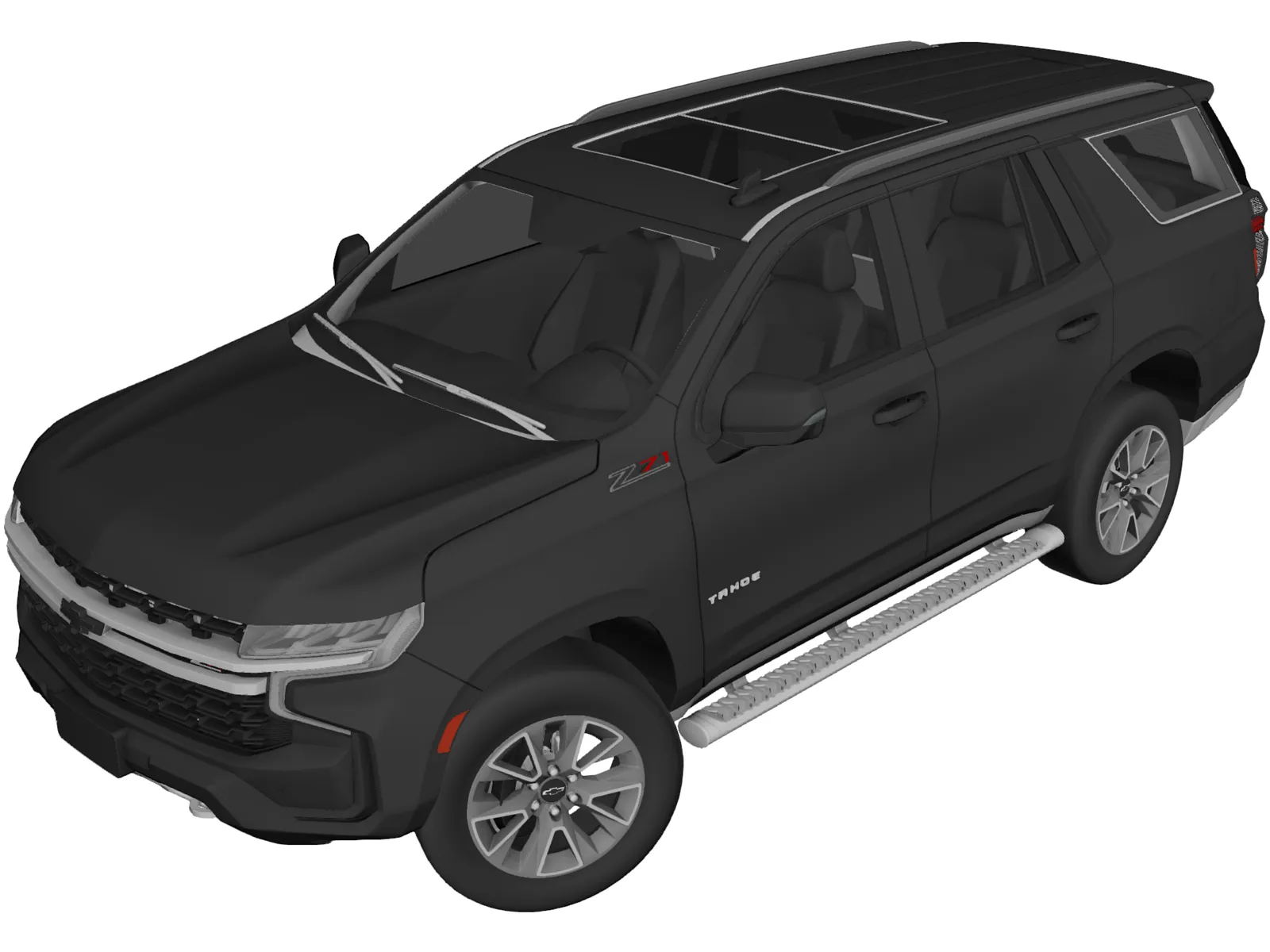 Chevrolet Tahoe Z71 (2021) 3D Model main preview