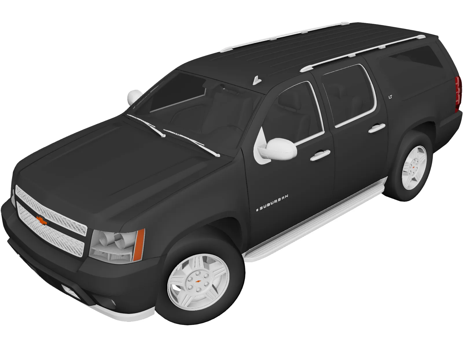 Chevrolet Suburban LT (2007) 3D Model main preview