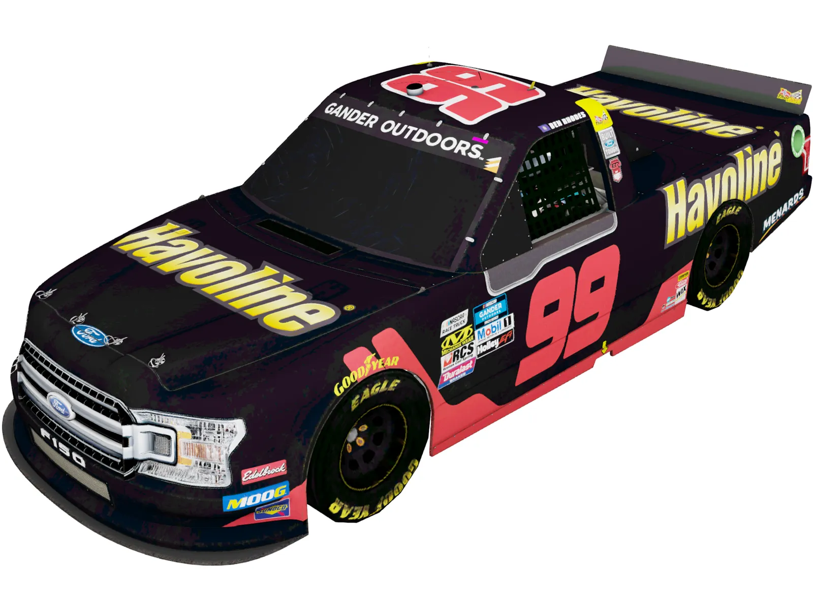 NASCAR (2020) 3D Model main preview