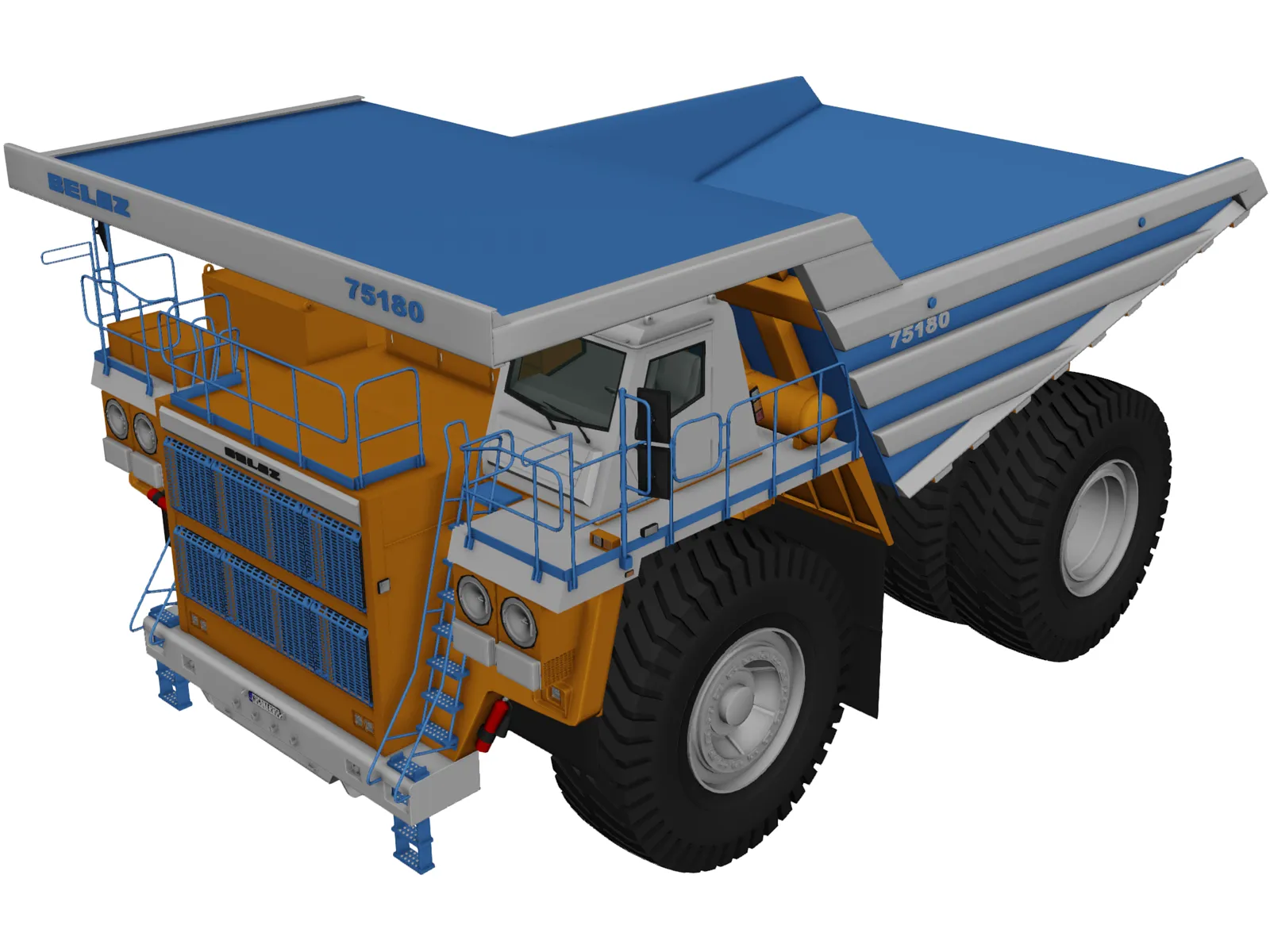 BELAZ 75180 (2014) 3D Model main preview