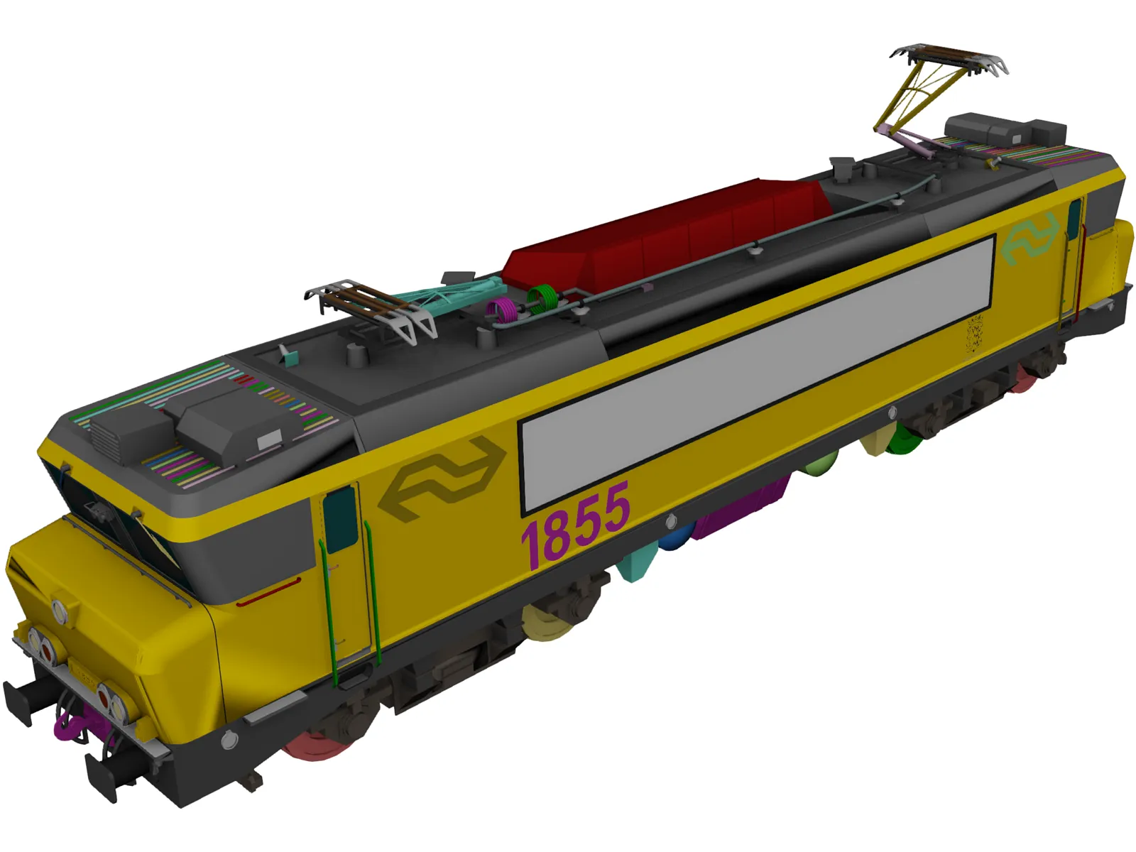 NS Class 1600 (1980) 3D Model main preview
