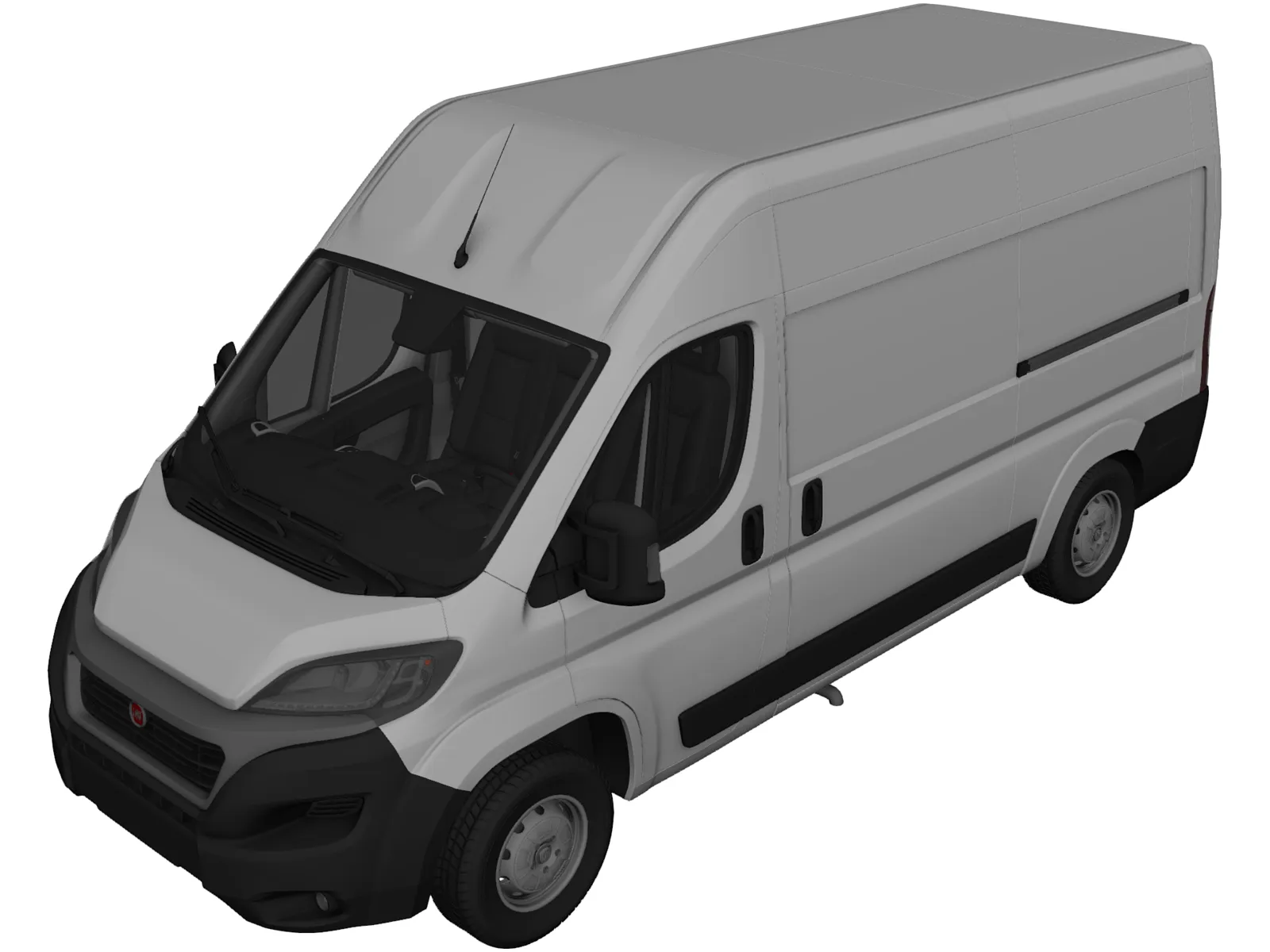 Fiat Ducato (2014) 3D Model main preview
