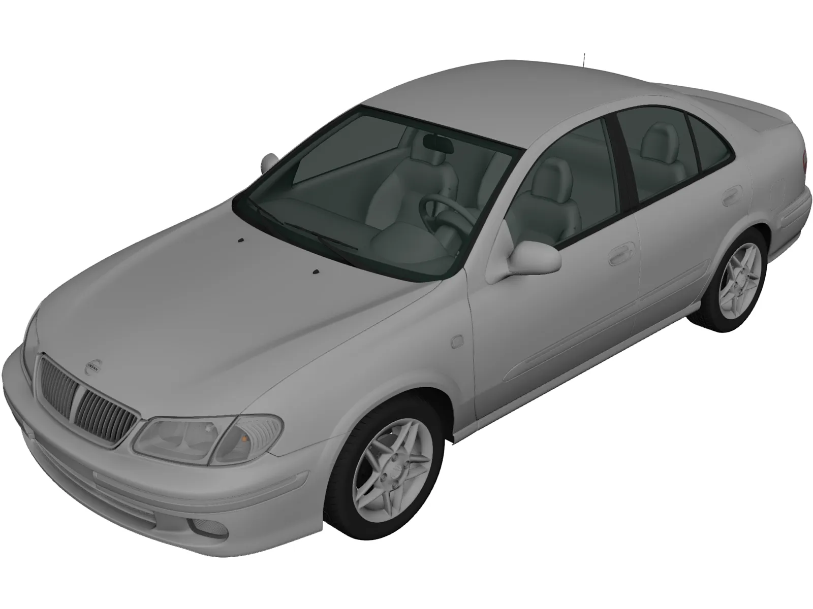 Nissan Sunny Neo GL (2000) 3D Model main preview