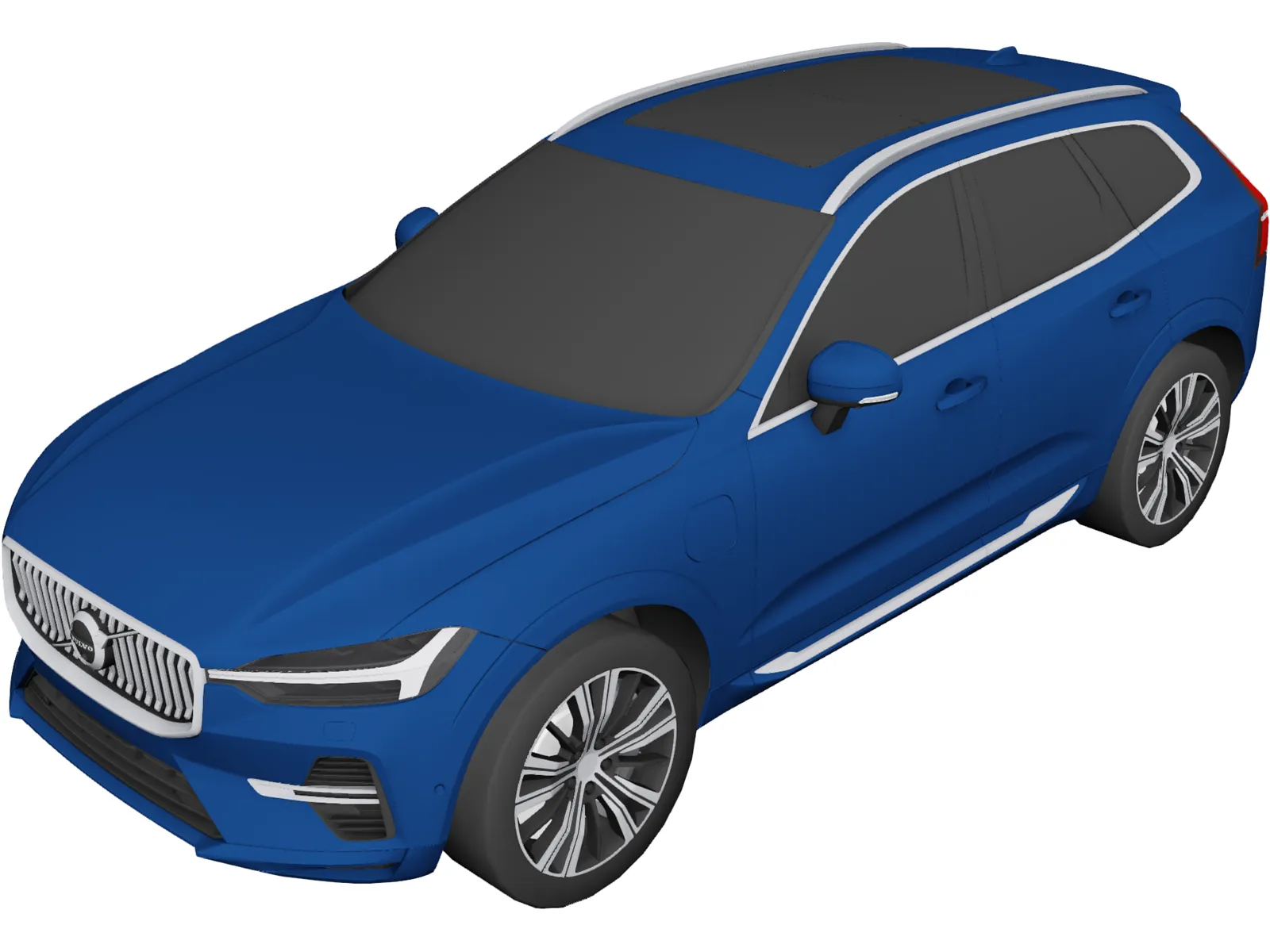 Volvo XC60 (2020) 3D Model main preview