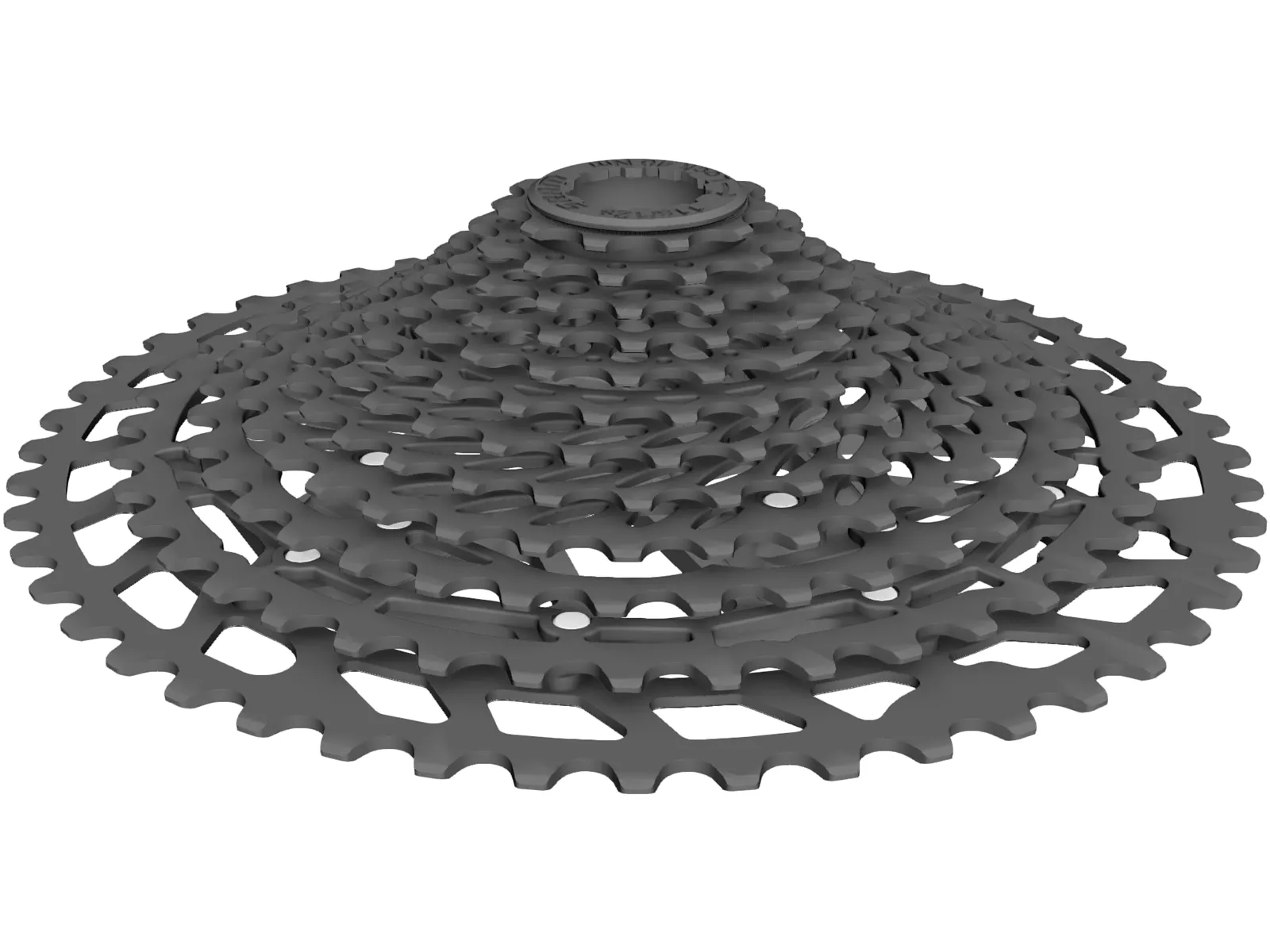 PG1210 12-speed Cassette 3D Model main preview