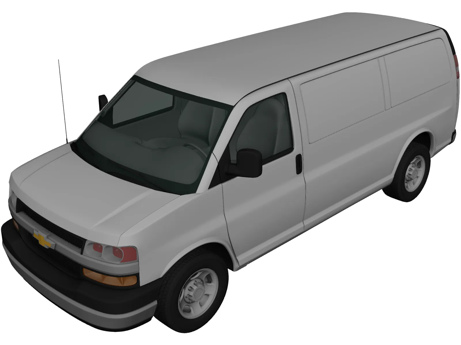 Chevrolet Express (2011) 3D Model main preview