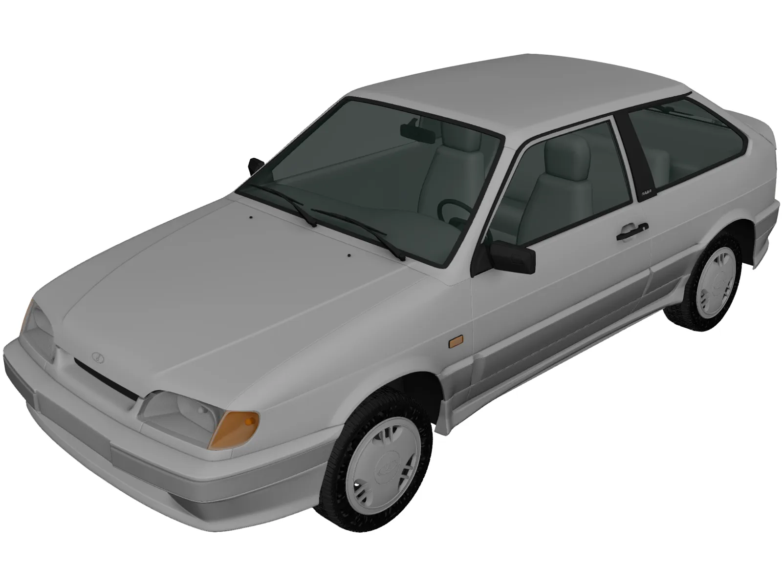 VAZ-2113 Lada Samara (1997) 3D Model main preview