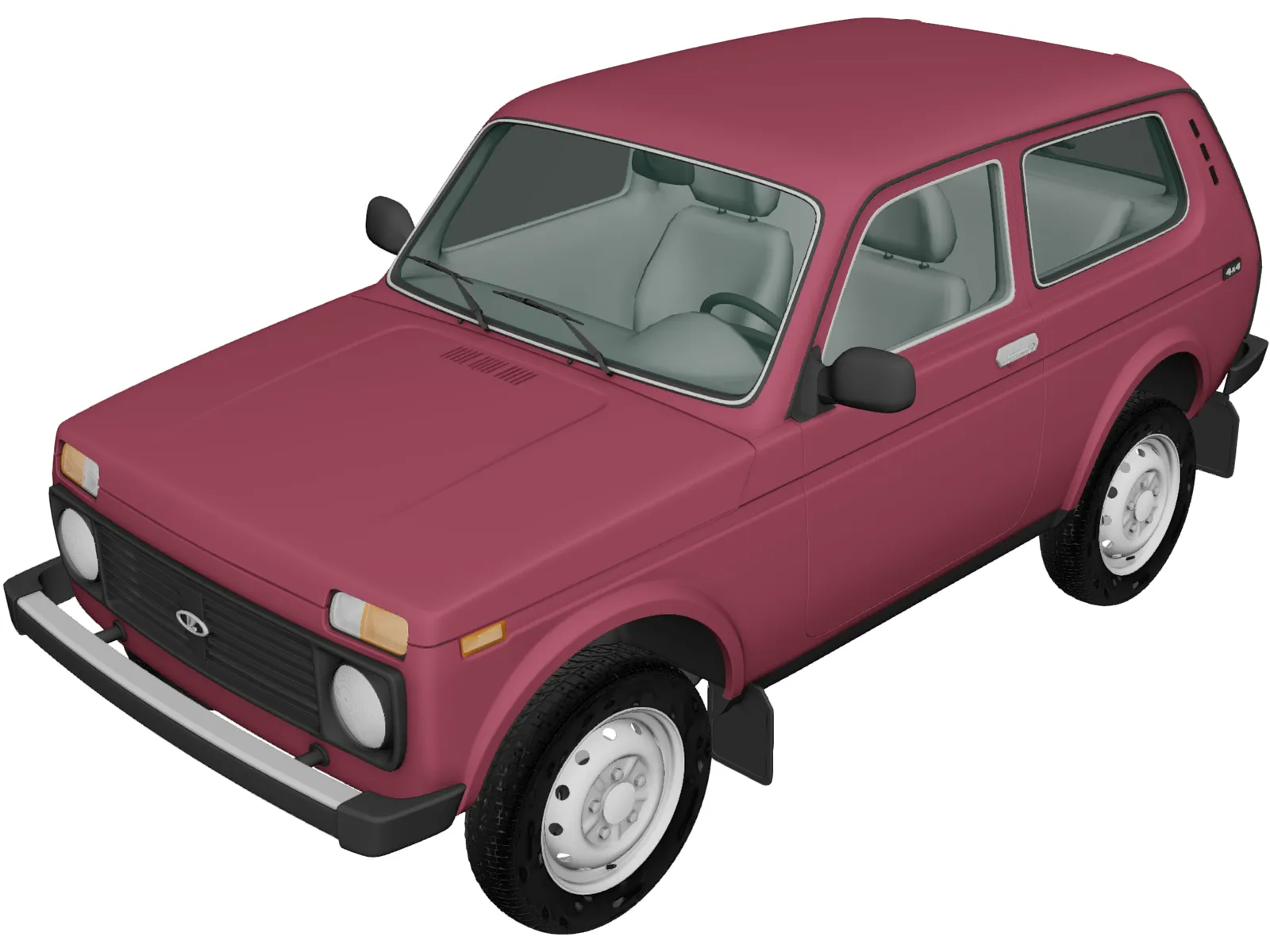 VAZ-21214 Lada Niva 4x4 (2012) 3D Model main preview