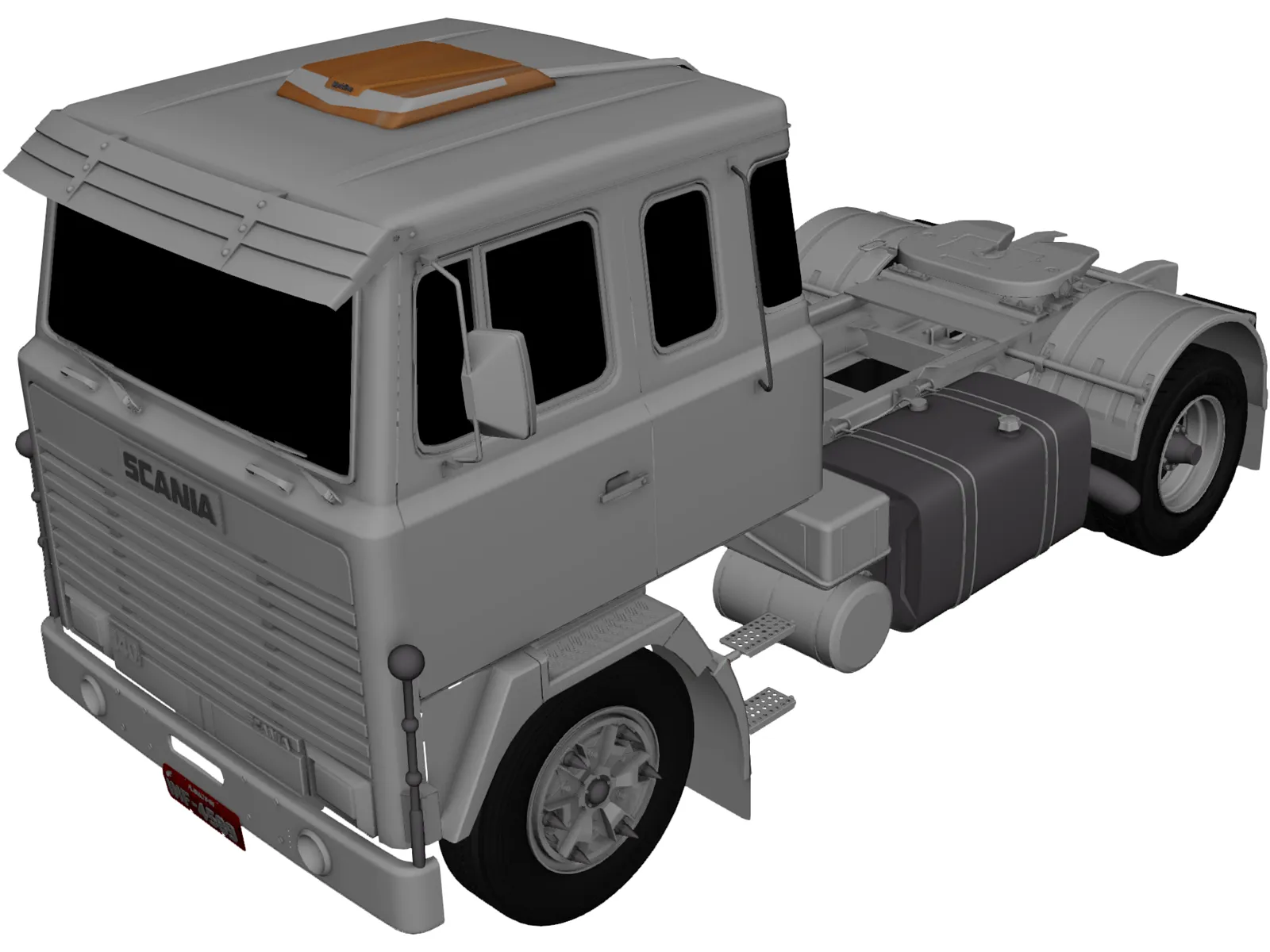 Scania LK 140 4x2 3D Model main preview