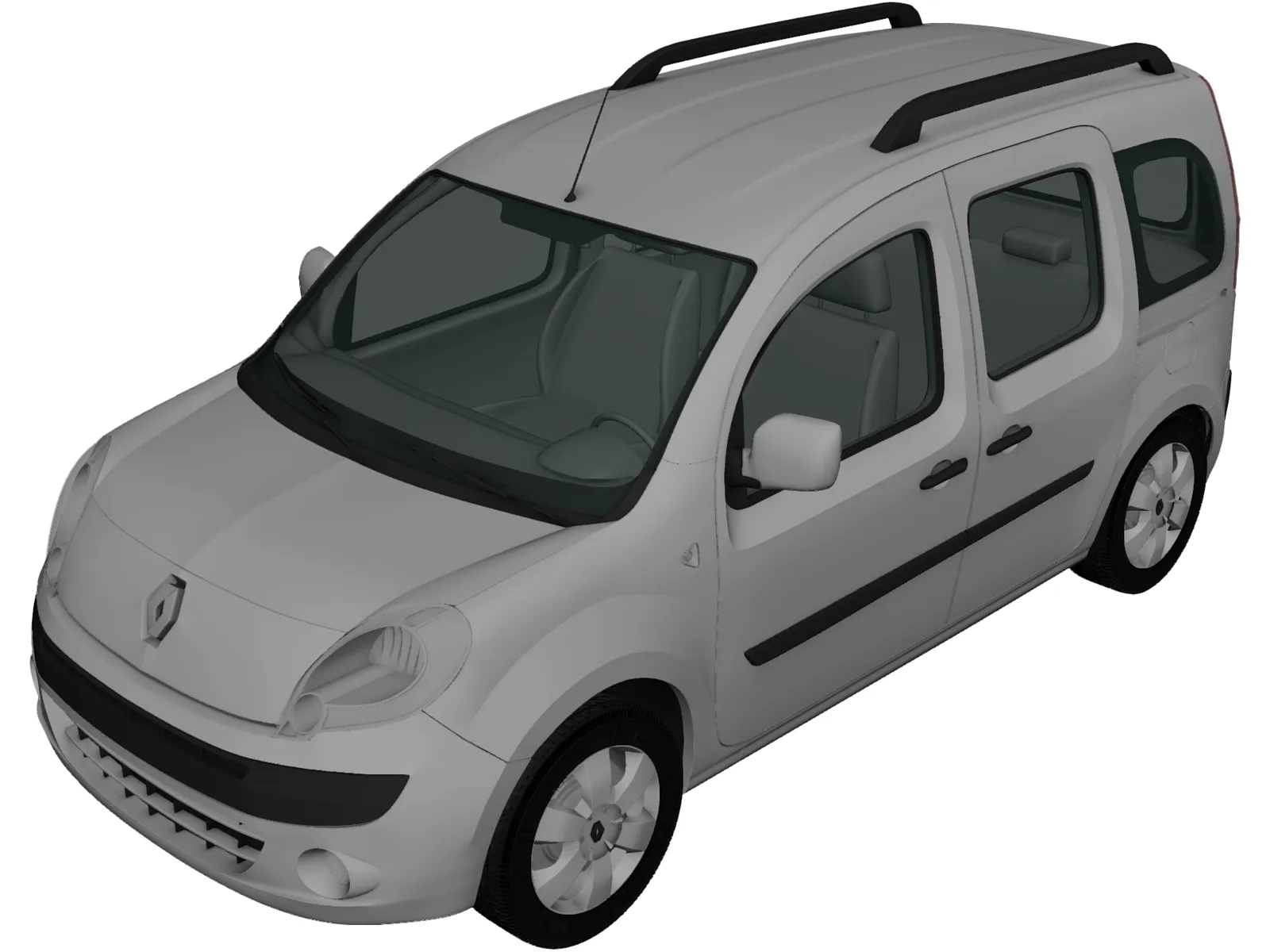 Renault Kangoo (2010) 3D Model main preview