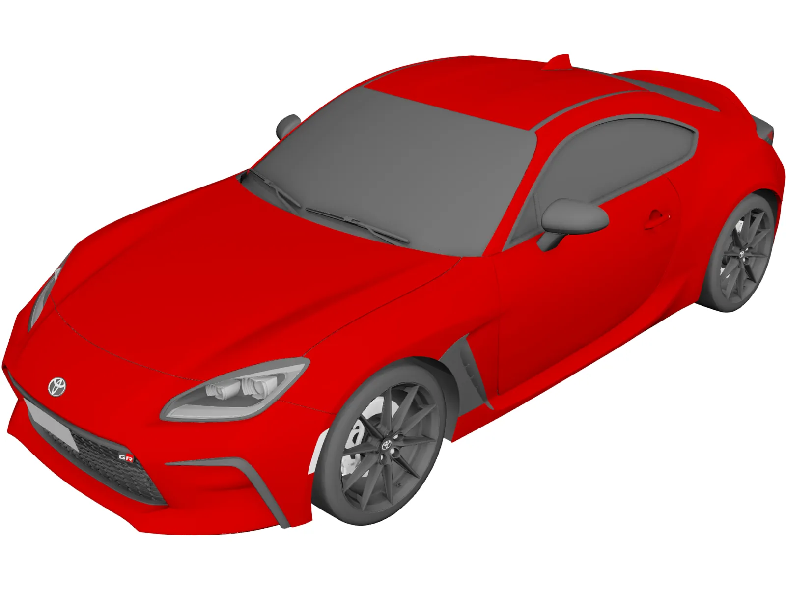 Toyota GR 86 (2022) 3D Model main preview