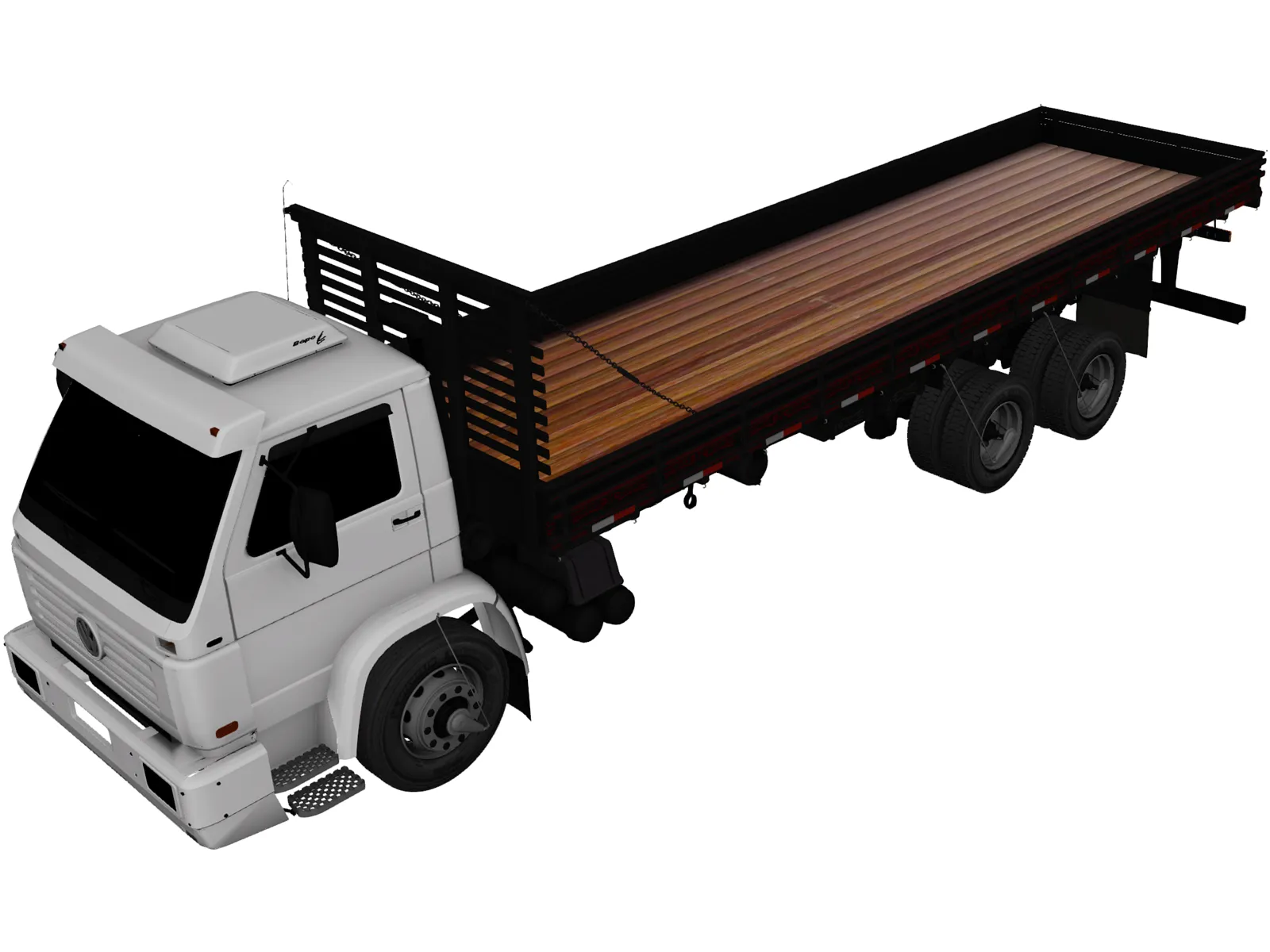 Volkswagen 23220 (2009) 3D Model main preview