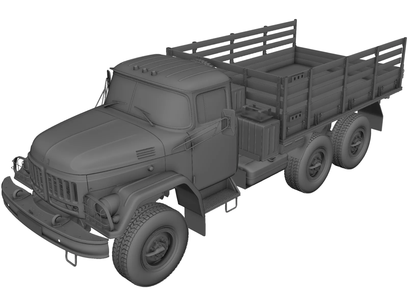 ZIL 131 (1966) 3D Model main preview