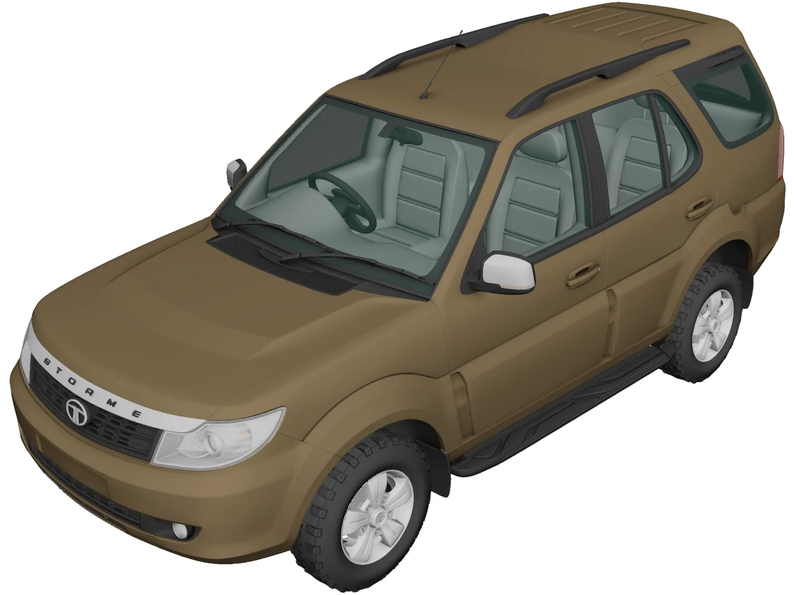 Tata Safari Storme (2015) 3D Model main preview