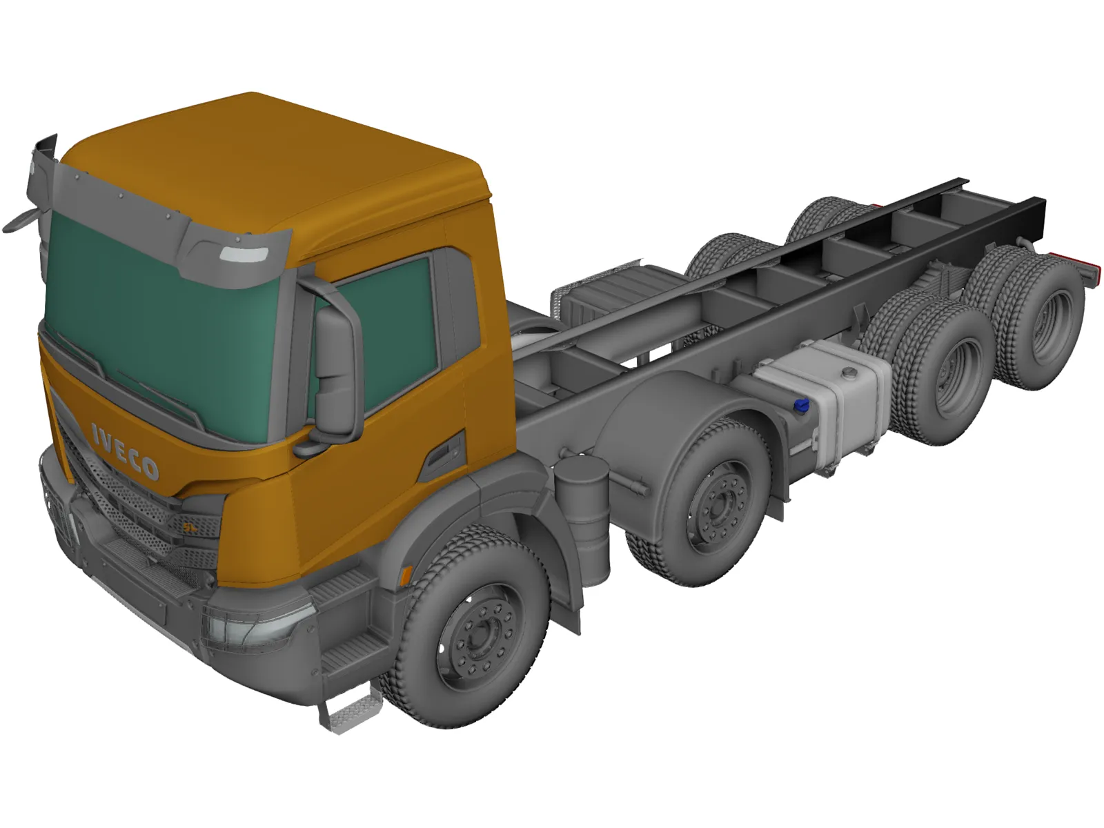 Iveco X-Way Chassis Truck (2020) 3D Model main preview