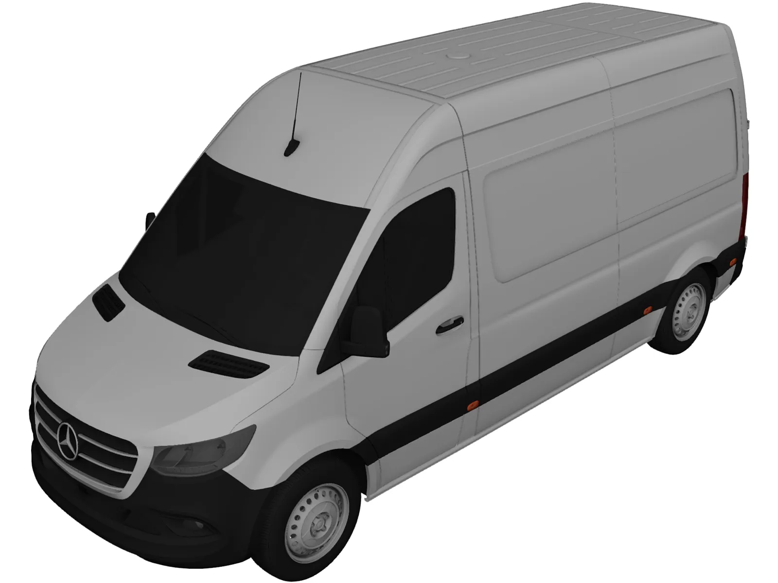 Mercedes-Benz Sprinter L2H2 (2020) 3D Model main preview
