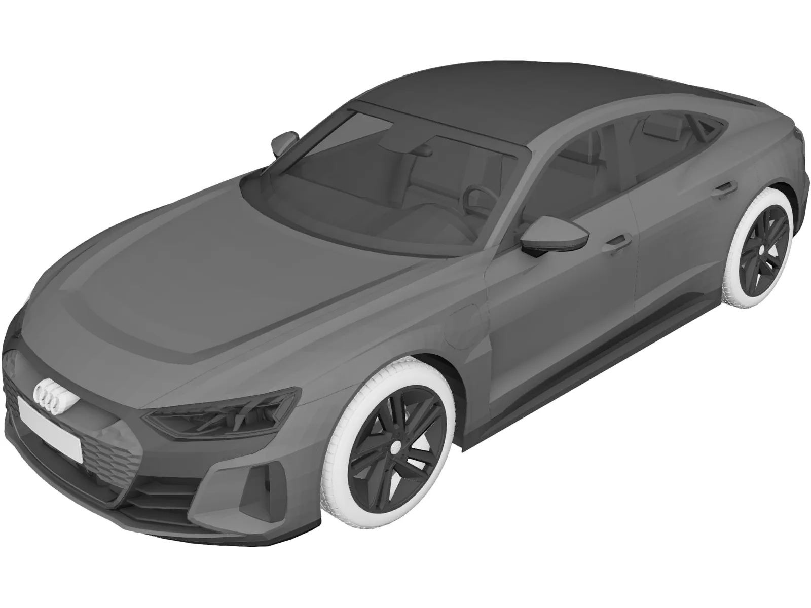 Audi RS e-tron GT 3D Model main preview