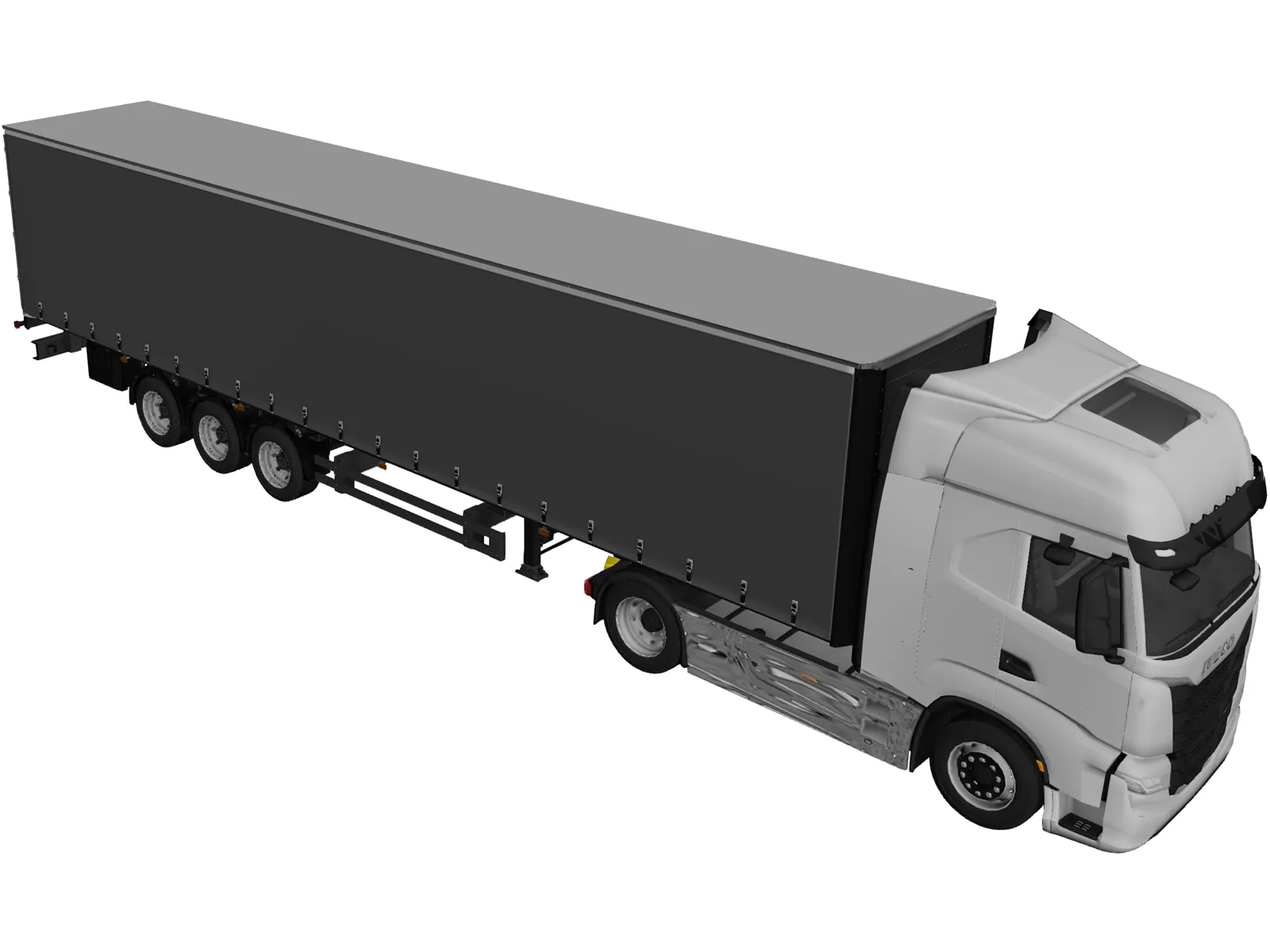 Iveco S-Way (2020) 3D Model main preview