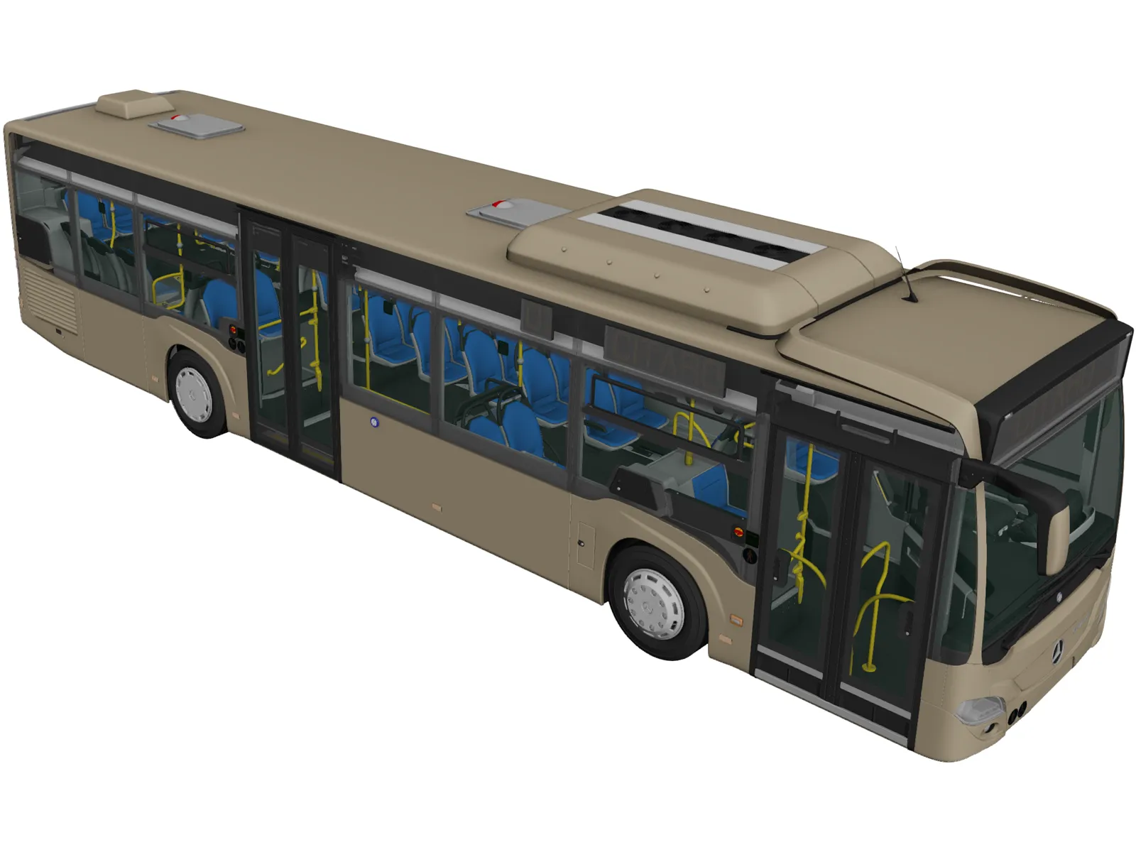 Mercedes-Benz Citaro 2 Turen (2011) 3D Model main preview
