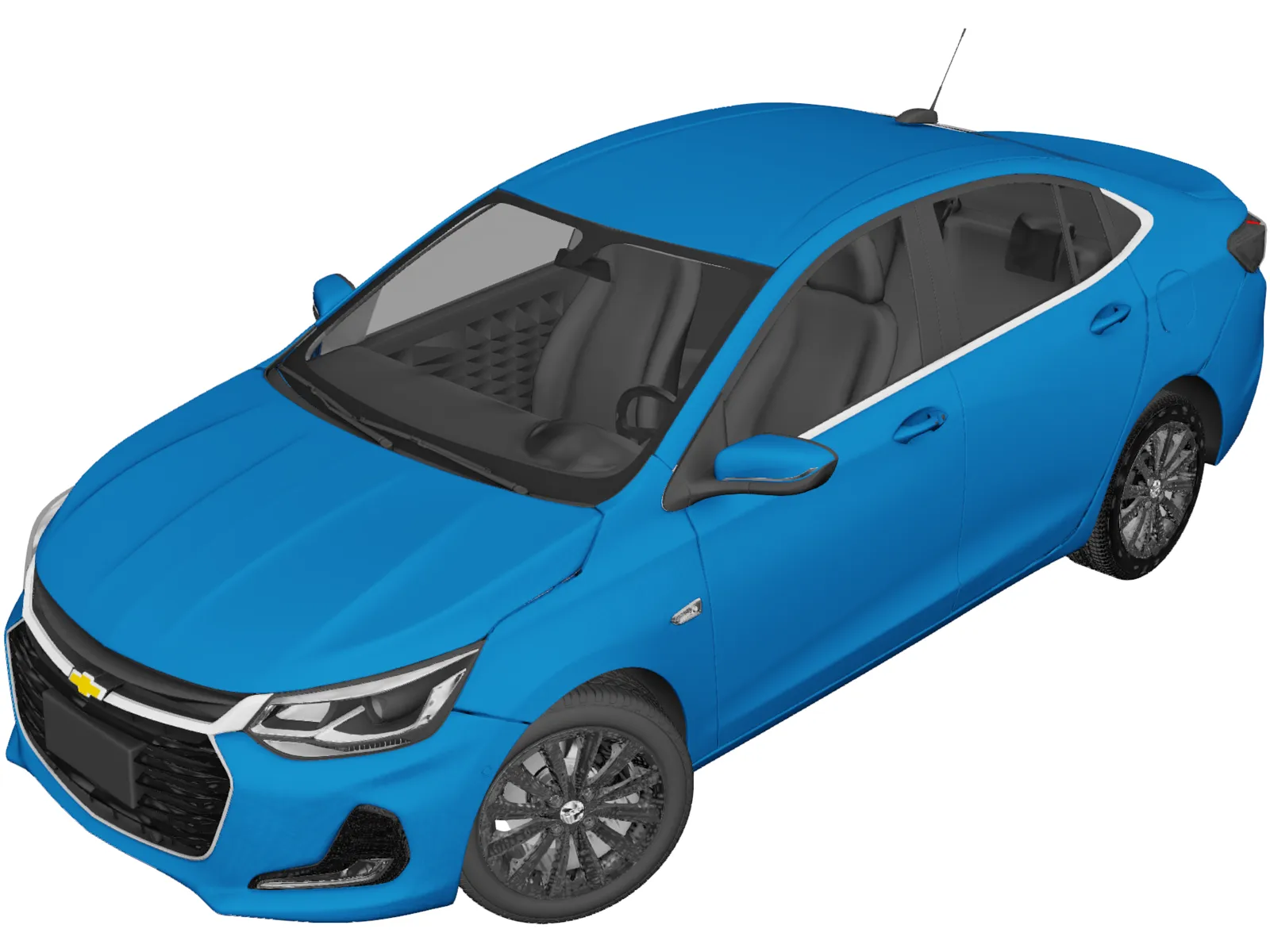 Chevrolet Onix (2021) 3D Model main preview