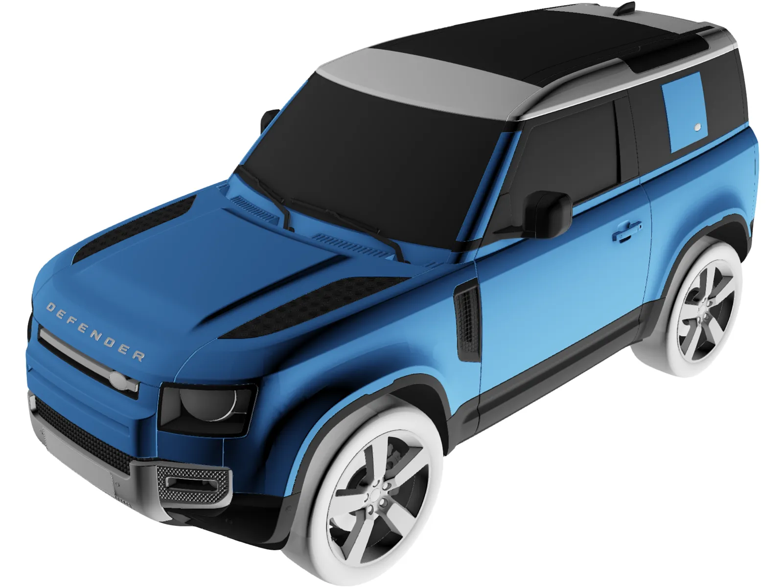 Land Rover Defender 90 (2020) 3D Model main preview