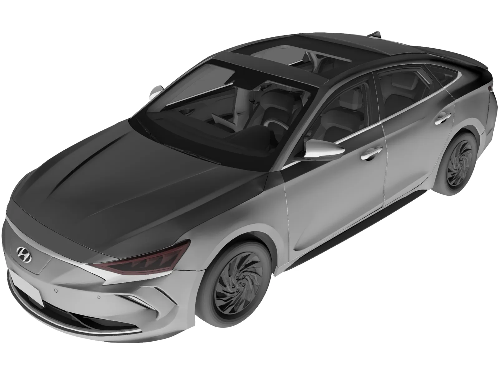 Hyundai Lafesta (2021) 3D Model main preview
