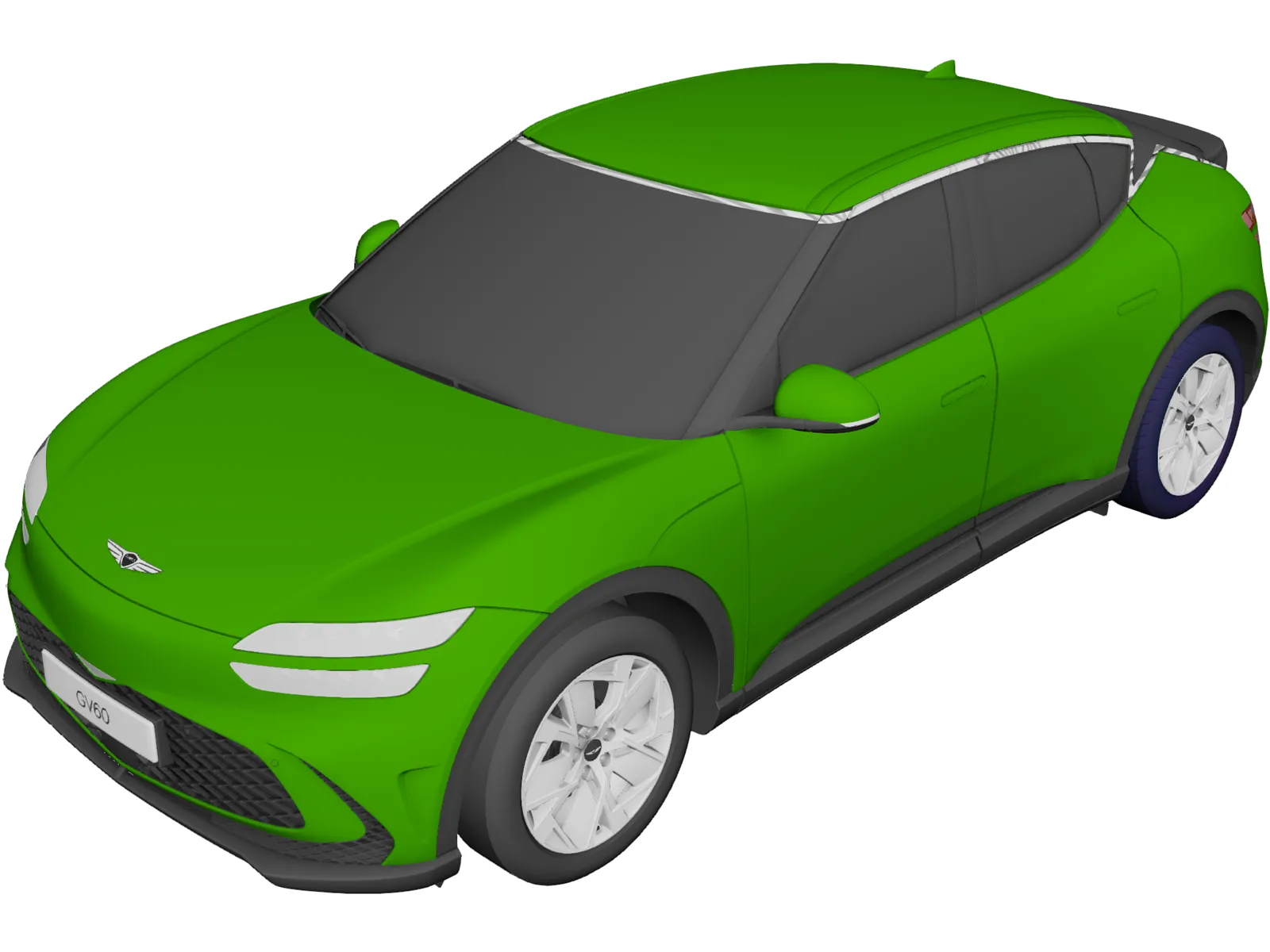 Genesis GV60 (2021) 3D Model main preview