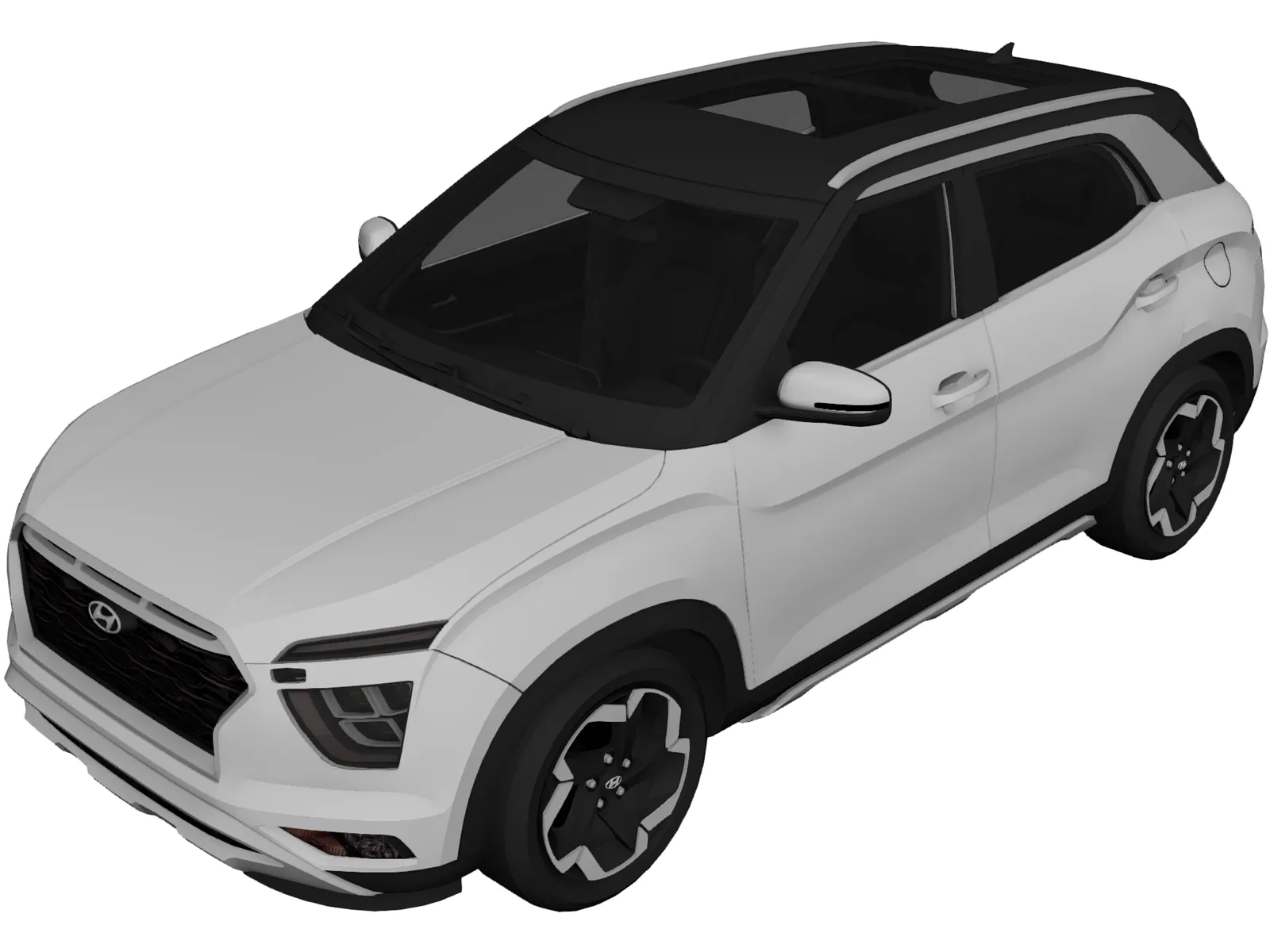 Hyundai ix35 CN (2021) 3D Model main preview