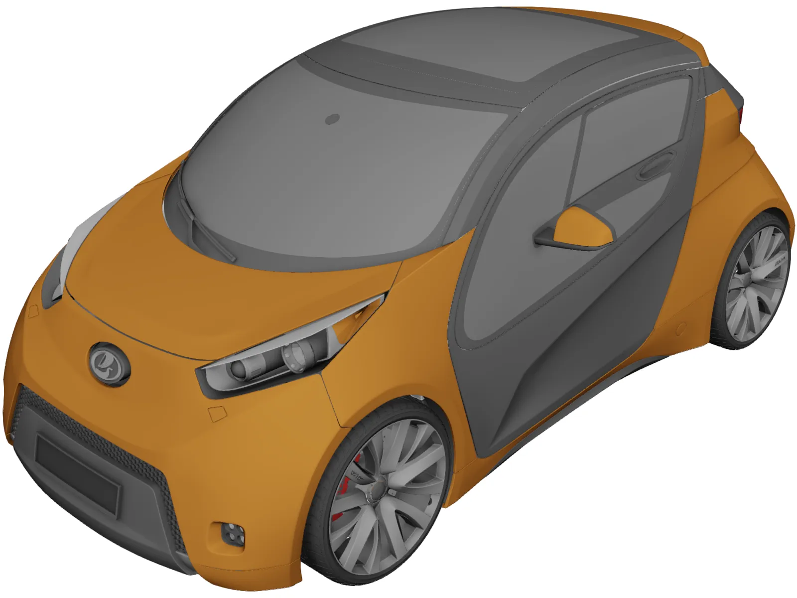 VAZ Lada City Compact 3D Model main preview