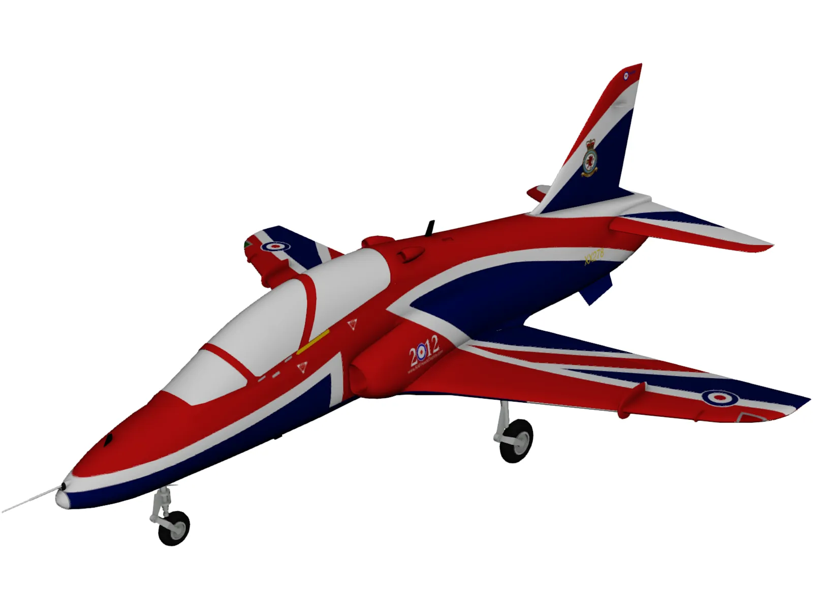 BAE Hawk T1 3D Model main preview