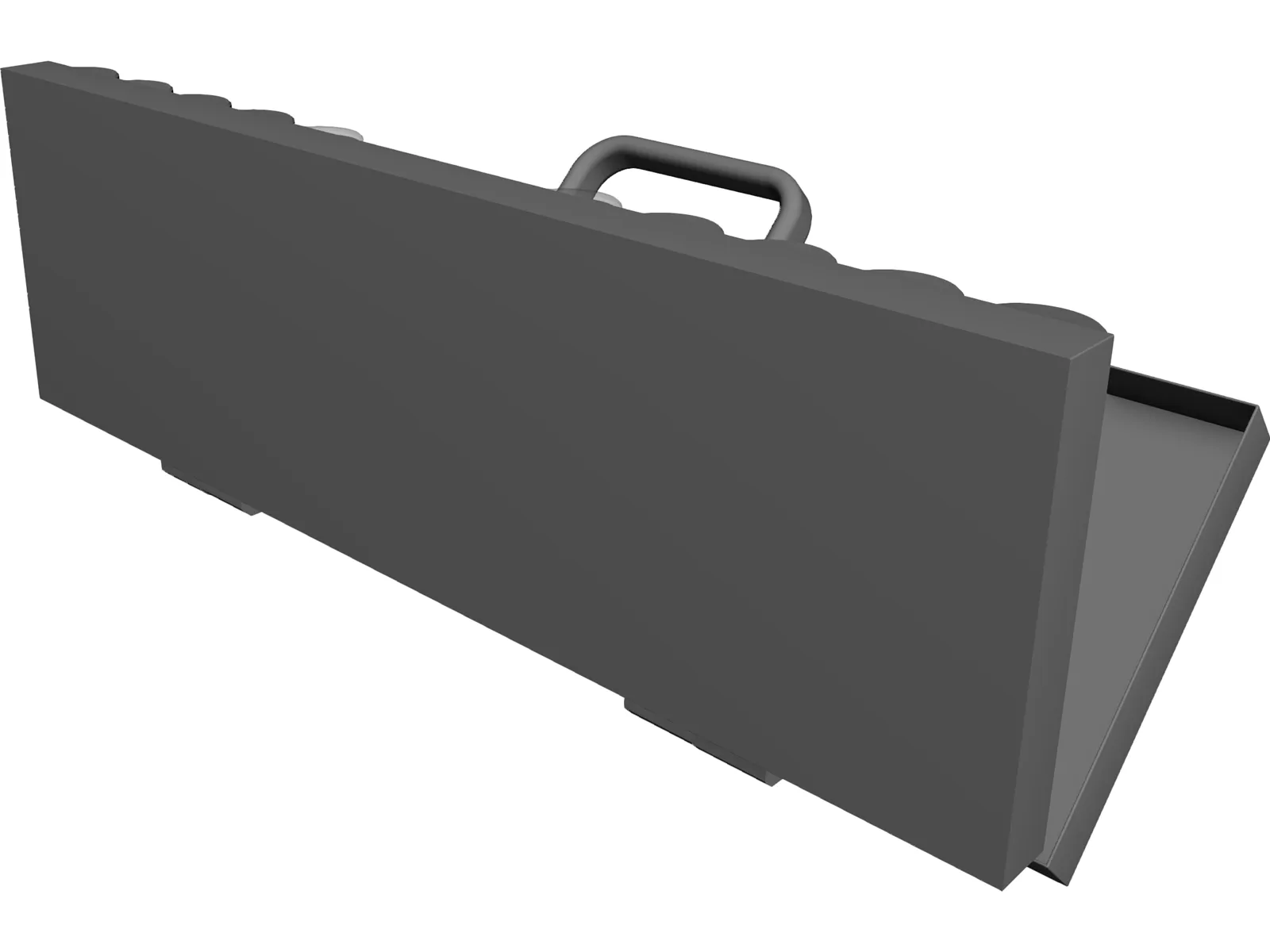 Poker Case 3D Model main preview